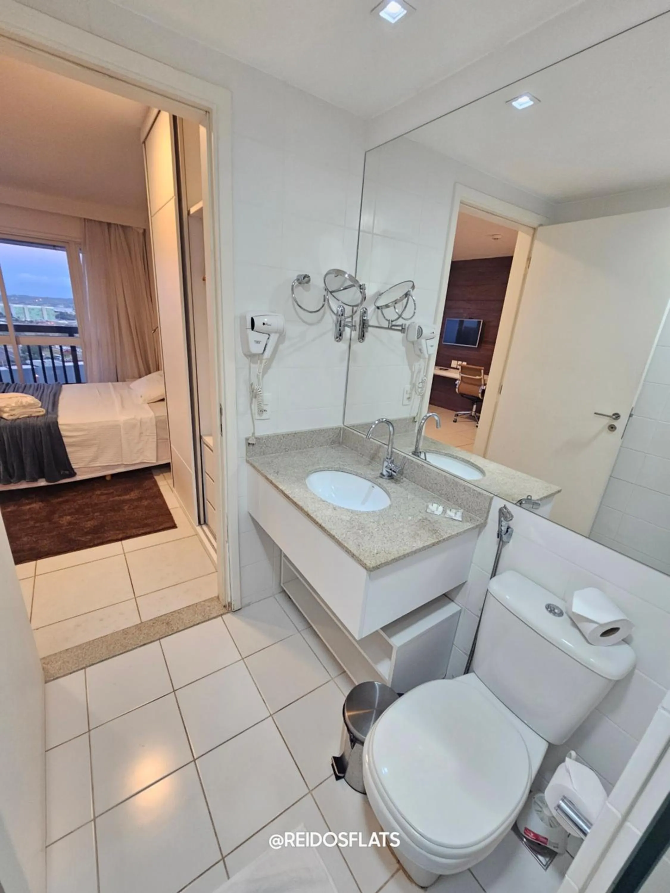 Bed in Flat Vision Executivo Premium By Rei dos Flats