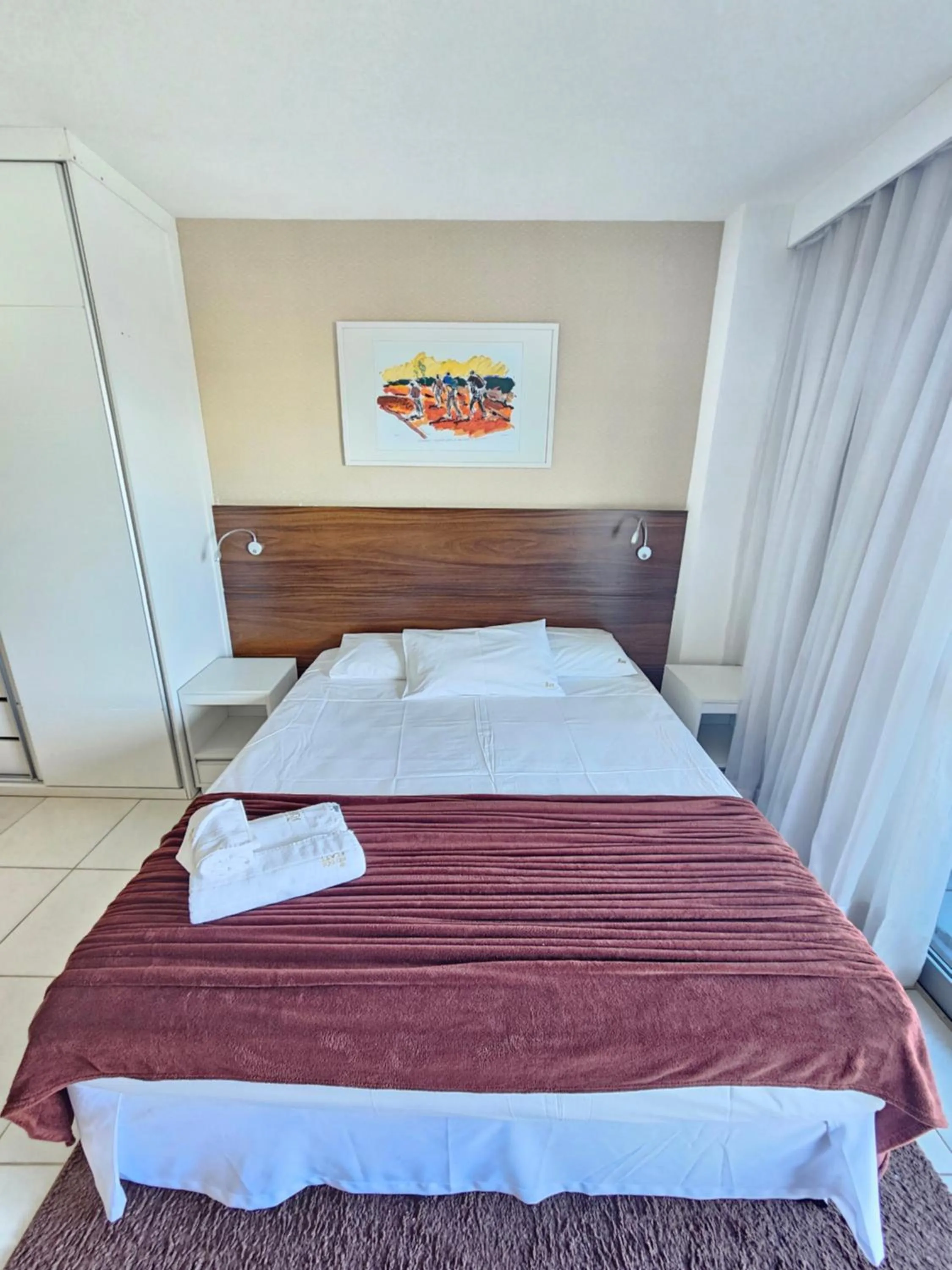 Bed in Flat Vision Executivo Premium By Rei dos Flats