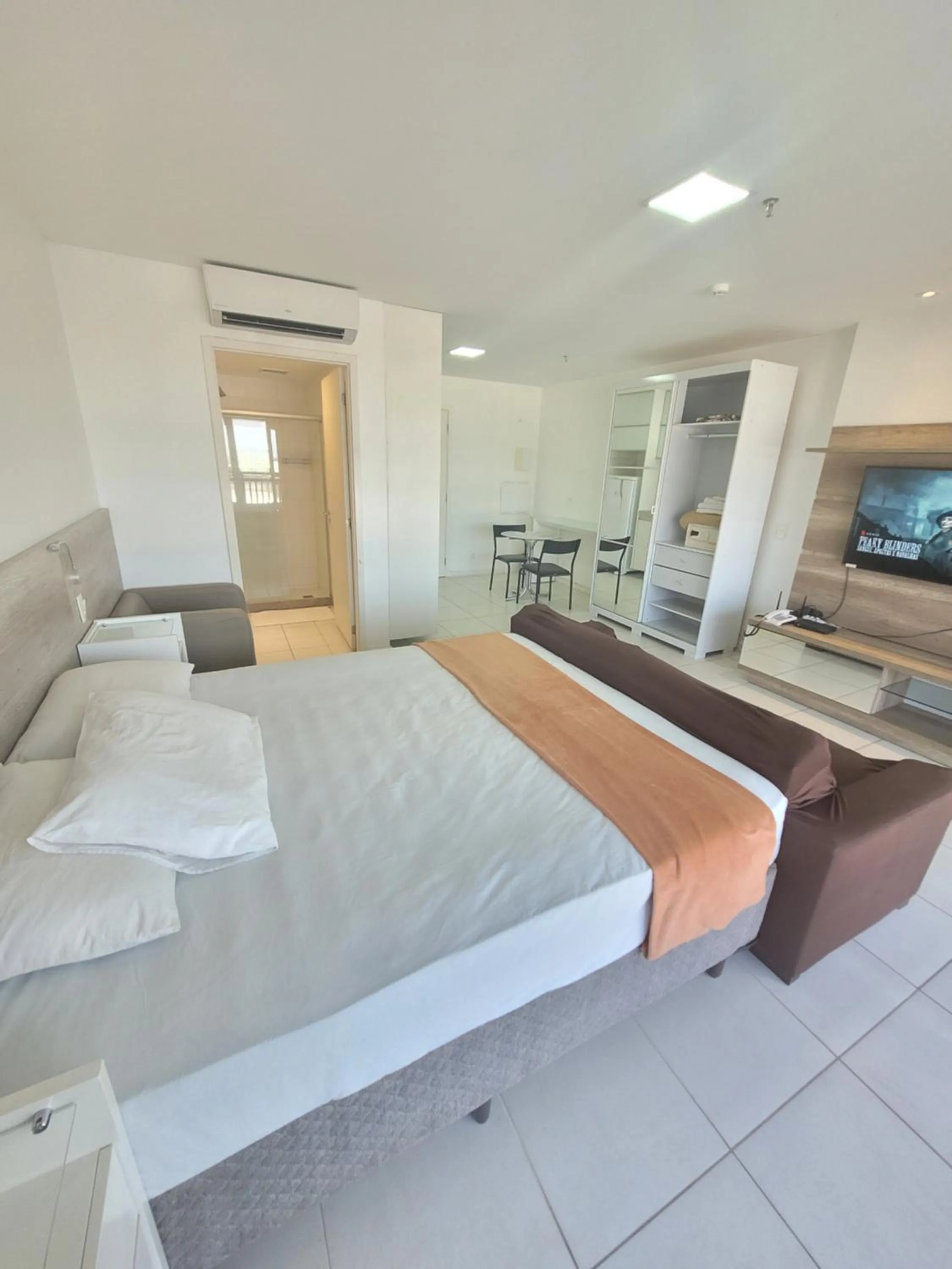 Bed in Flat Vision Executivo Premium By Rei dos Flats