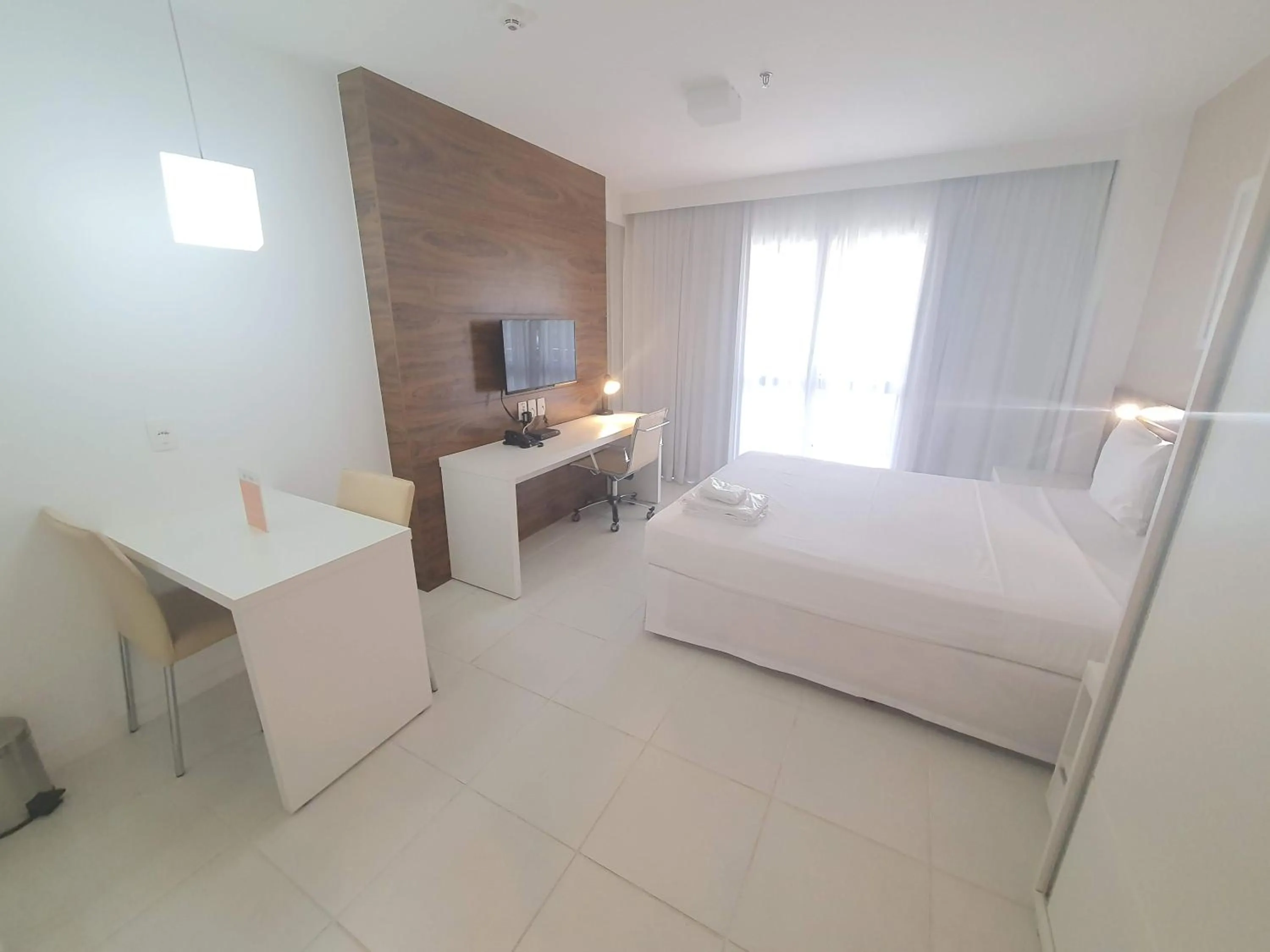 Communal lounge/ TV room, Bed in Flat Vision Executivo Premium By Rei dos Flats