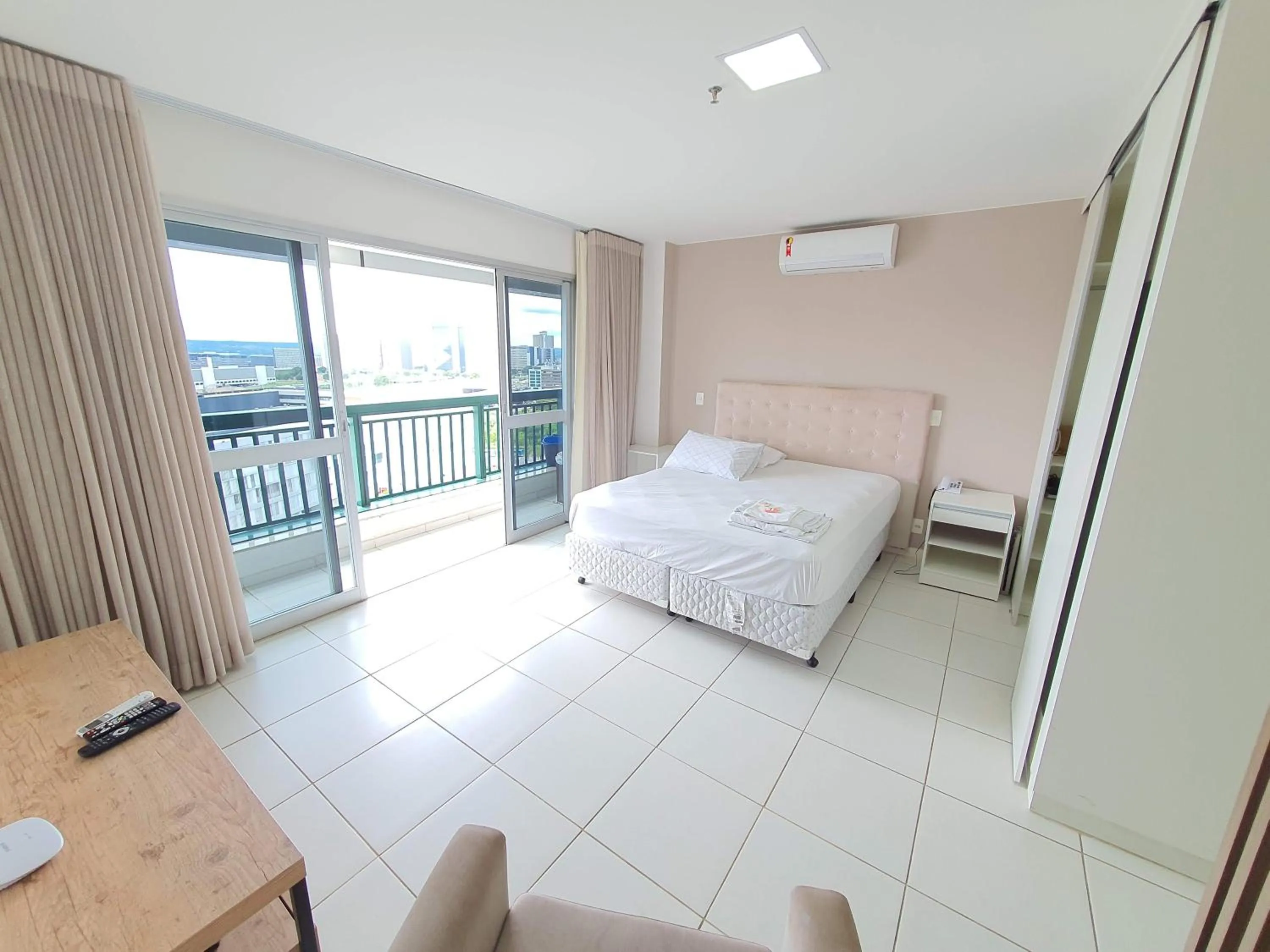 Bed in Flat Vision Executivo Premium By Rei dos Flats