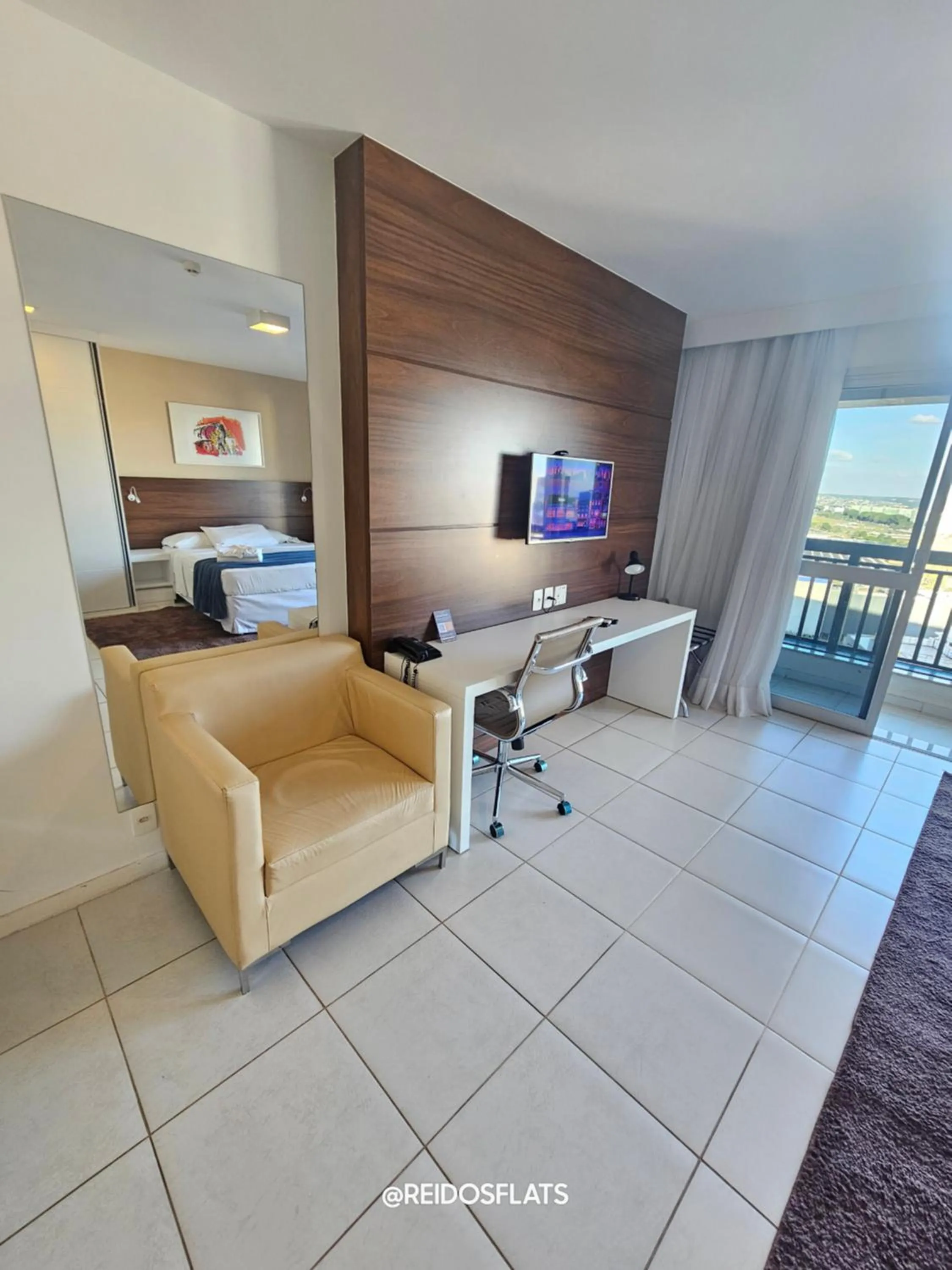 Communal lounge/ TV room in Flat Vision Executivo Premium By Rei dos Flats