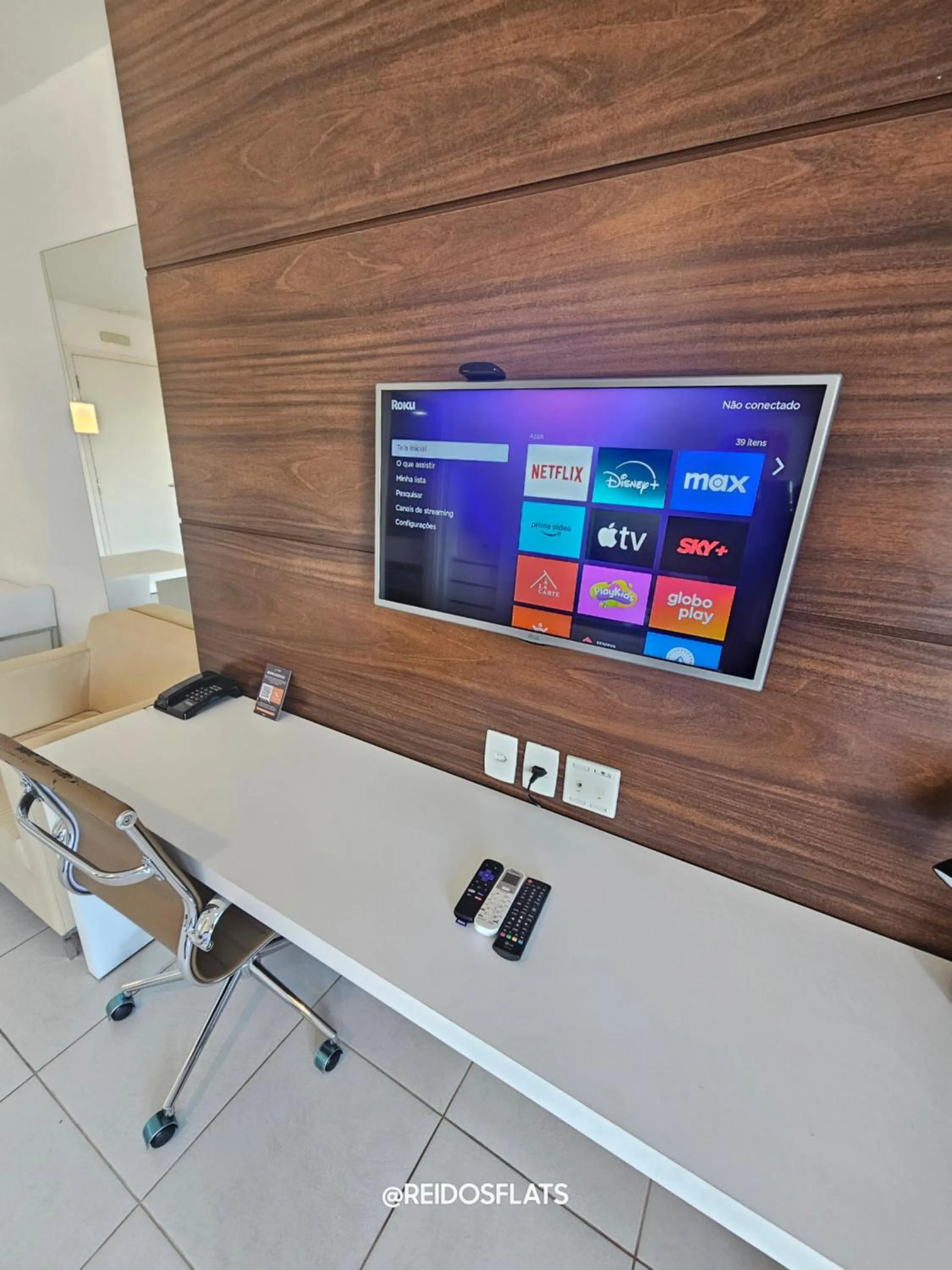 Communal lounge/ TV room in Flat Vision Executivo Premium By Rei dos Flats