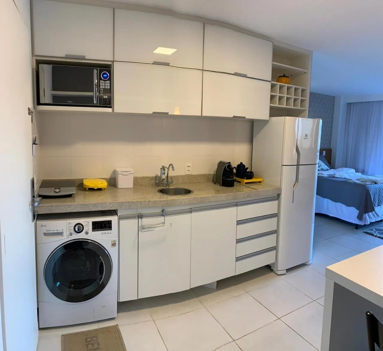 Restaurant/places to eat in Flat Vision Executivo Premium By Rei dos Flats