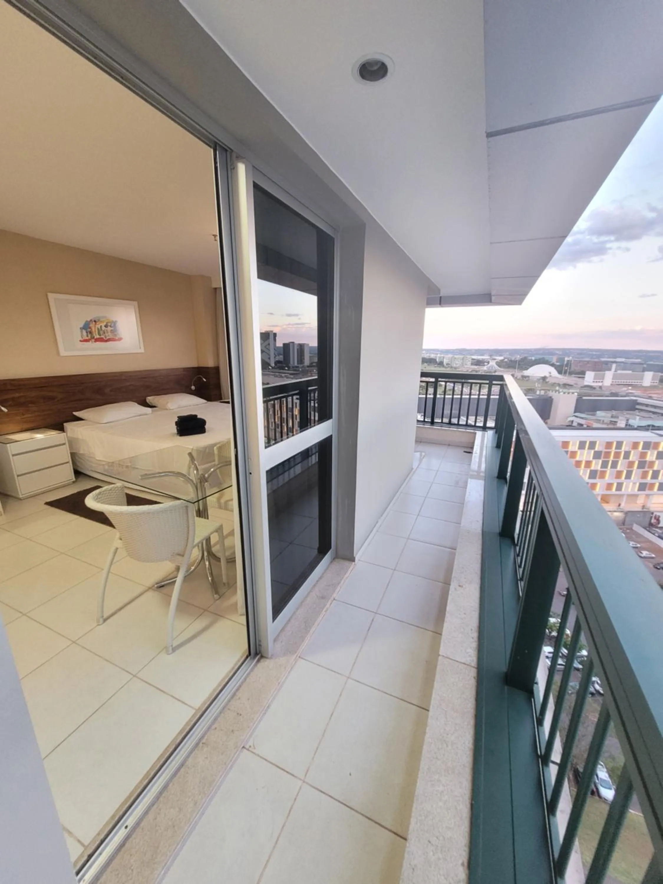 Bed in Flat Vision Executivo Premium By Rei dos Flats