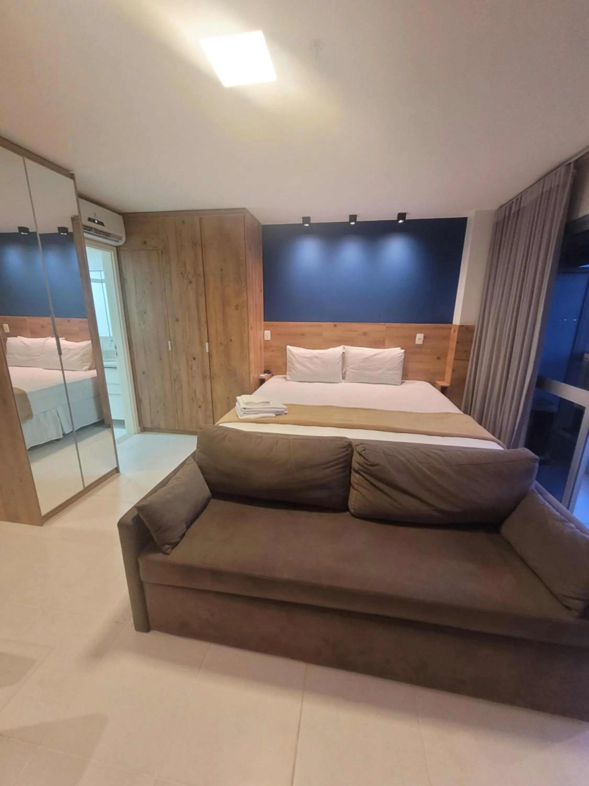 Bed in Flat Vision Executivo Premium By Rei dos Flats