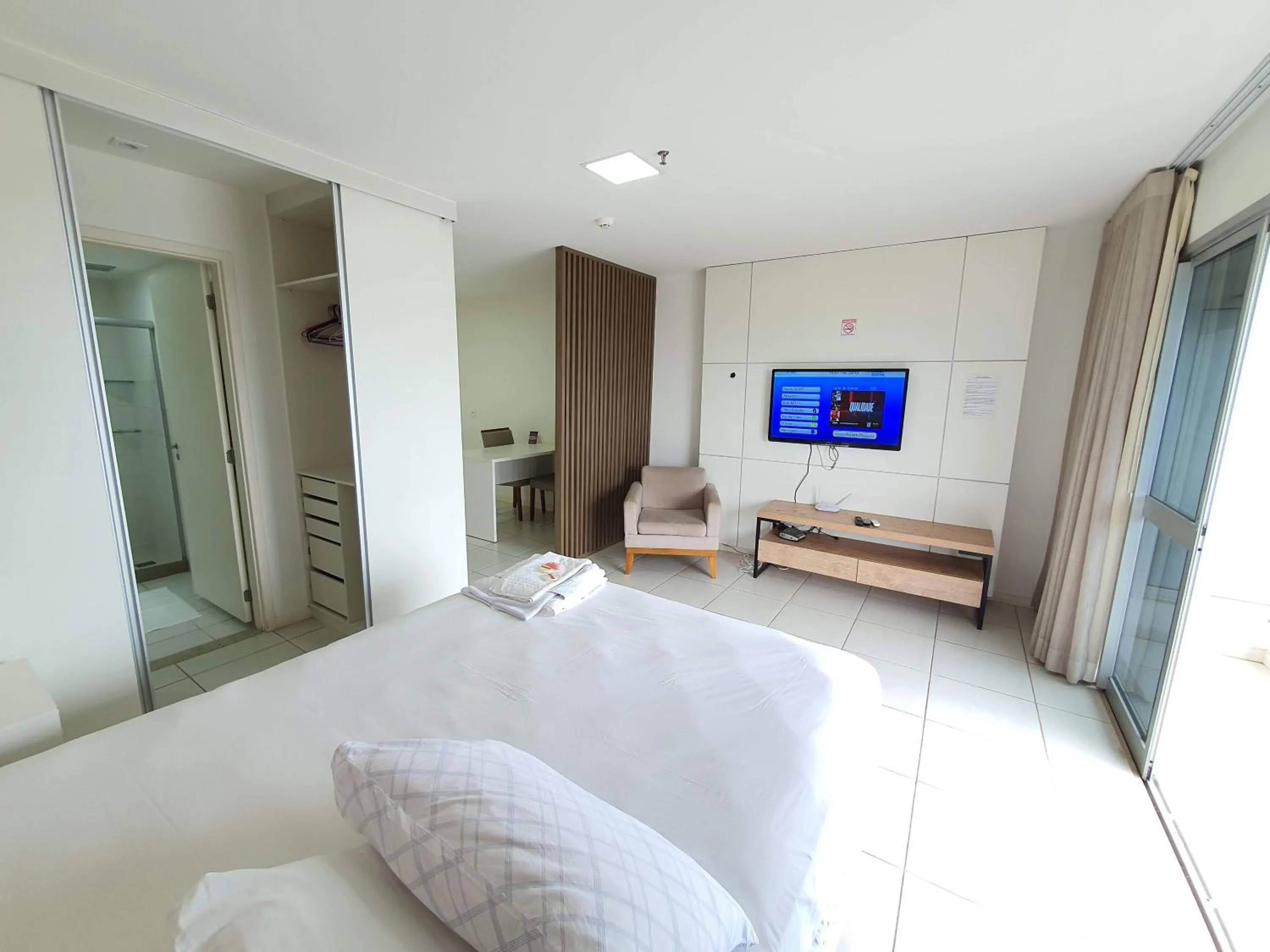 Bed in Flat Vision Executivo Premium By Rei dos Flats