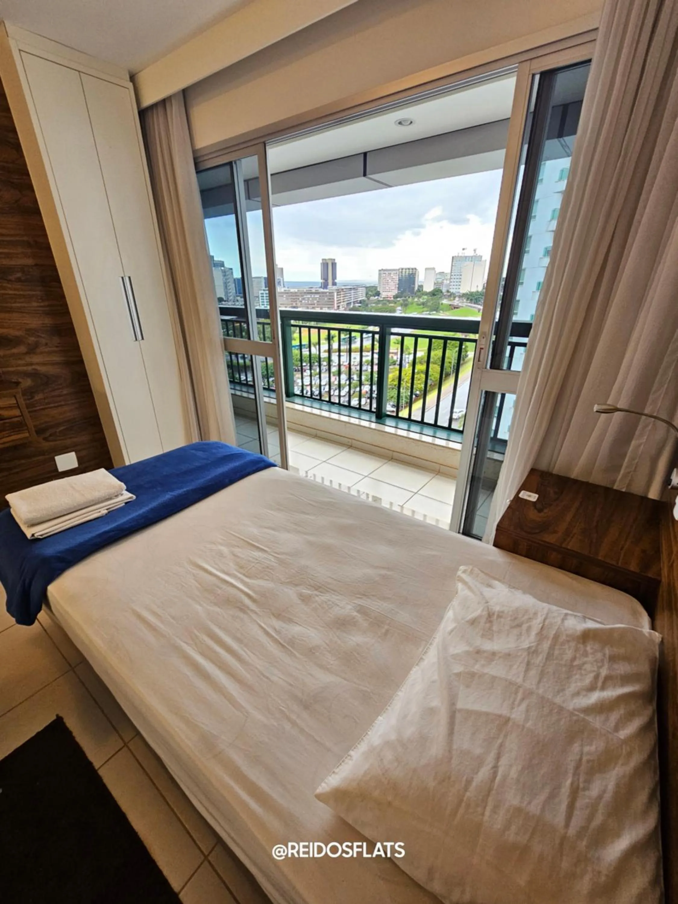 Bed in Flat Vision Executivo Premium By Rei dos Flats