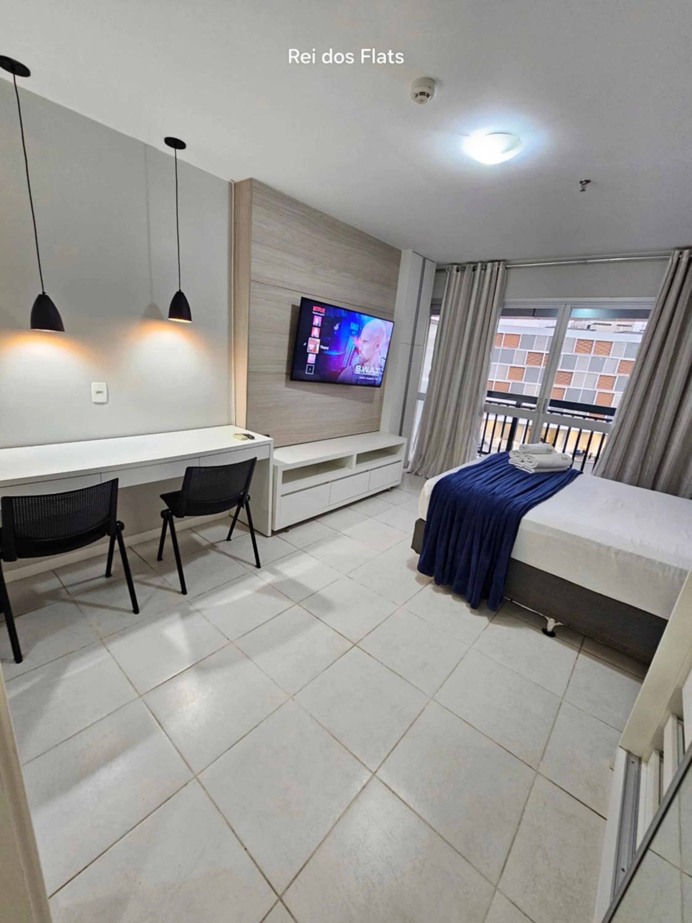 Bed in Flat Vision Executivo Premium By Rei dos Flats