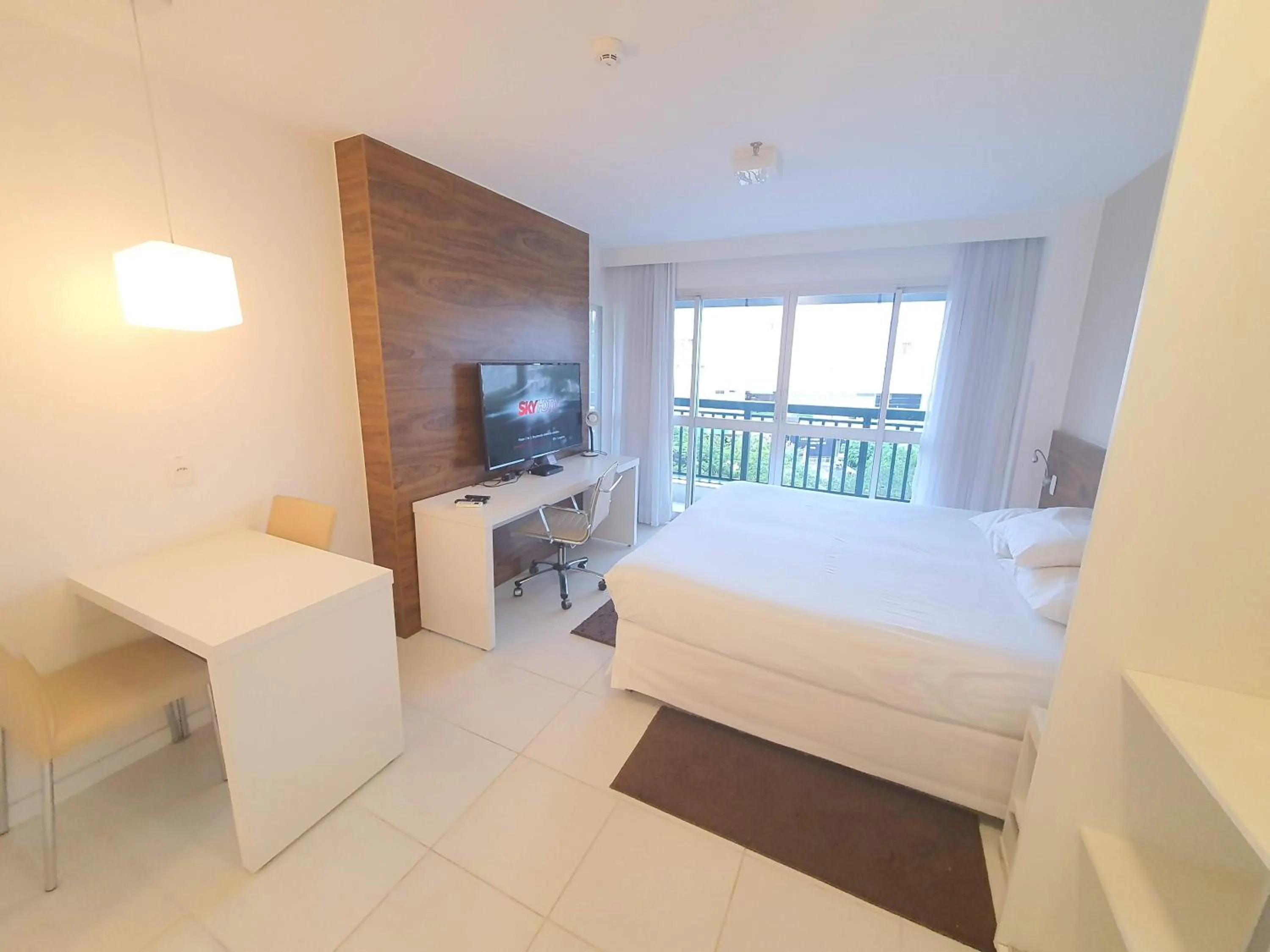 Bed in Flat Vision Executivo Premium By Rei dos Flats