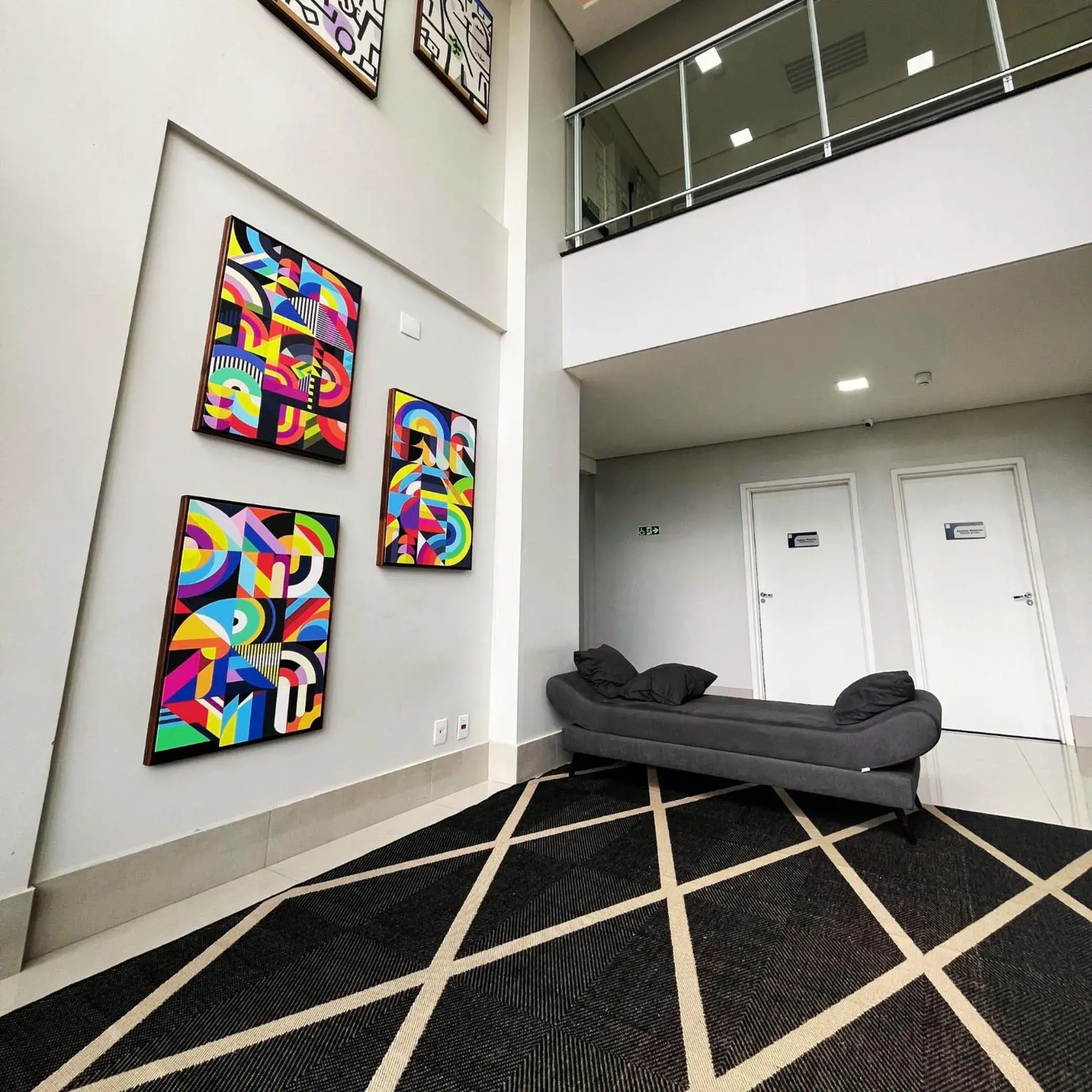 Lobby or reception in Sleep Inn Paulínia Lobby or reception in Sleep Inn Paulínia