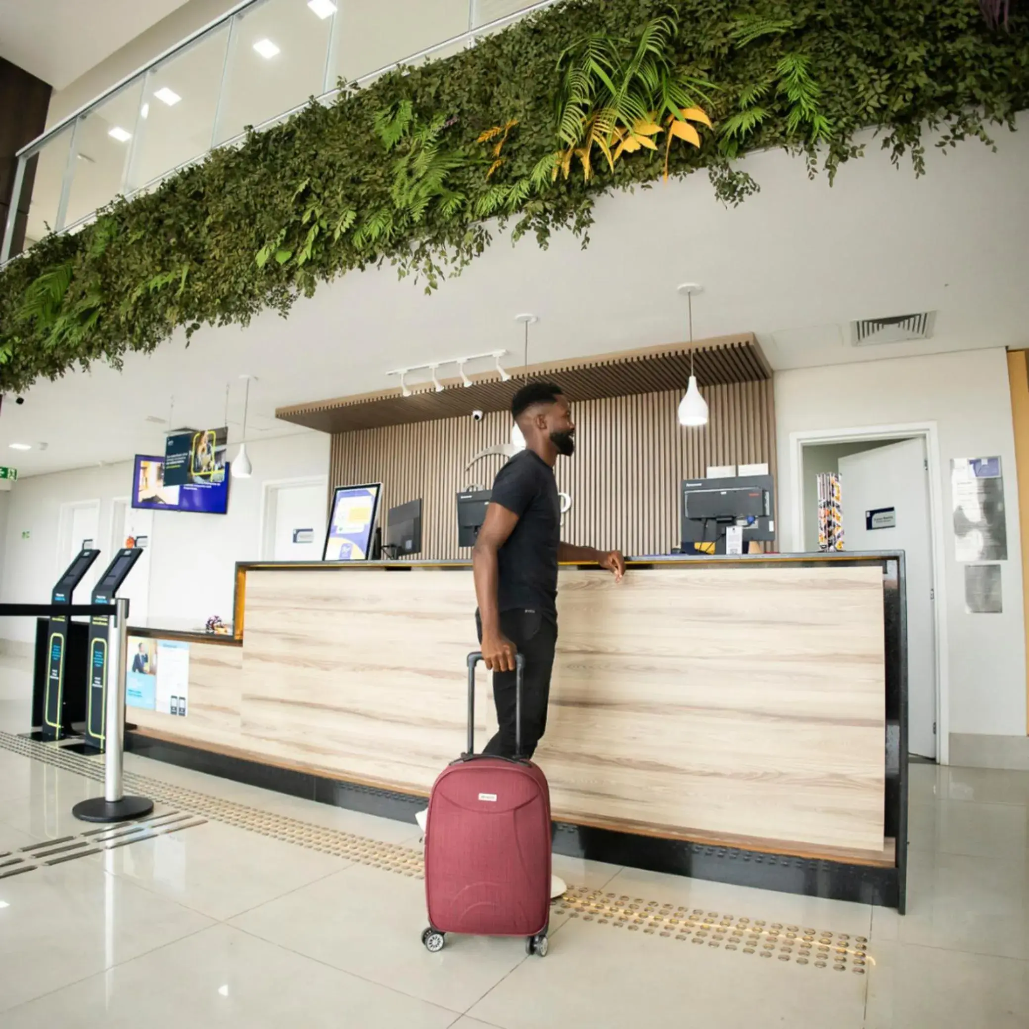 Lobby or reception in Sleep Inn Paulínia Lobby or reception in Sleep Inn Paulínia