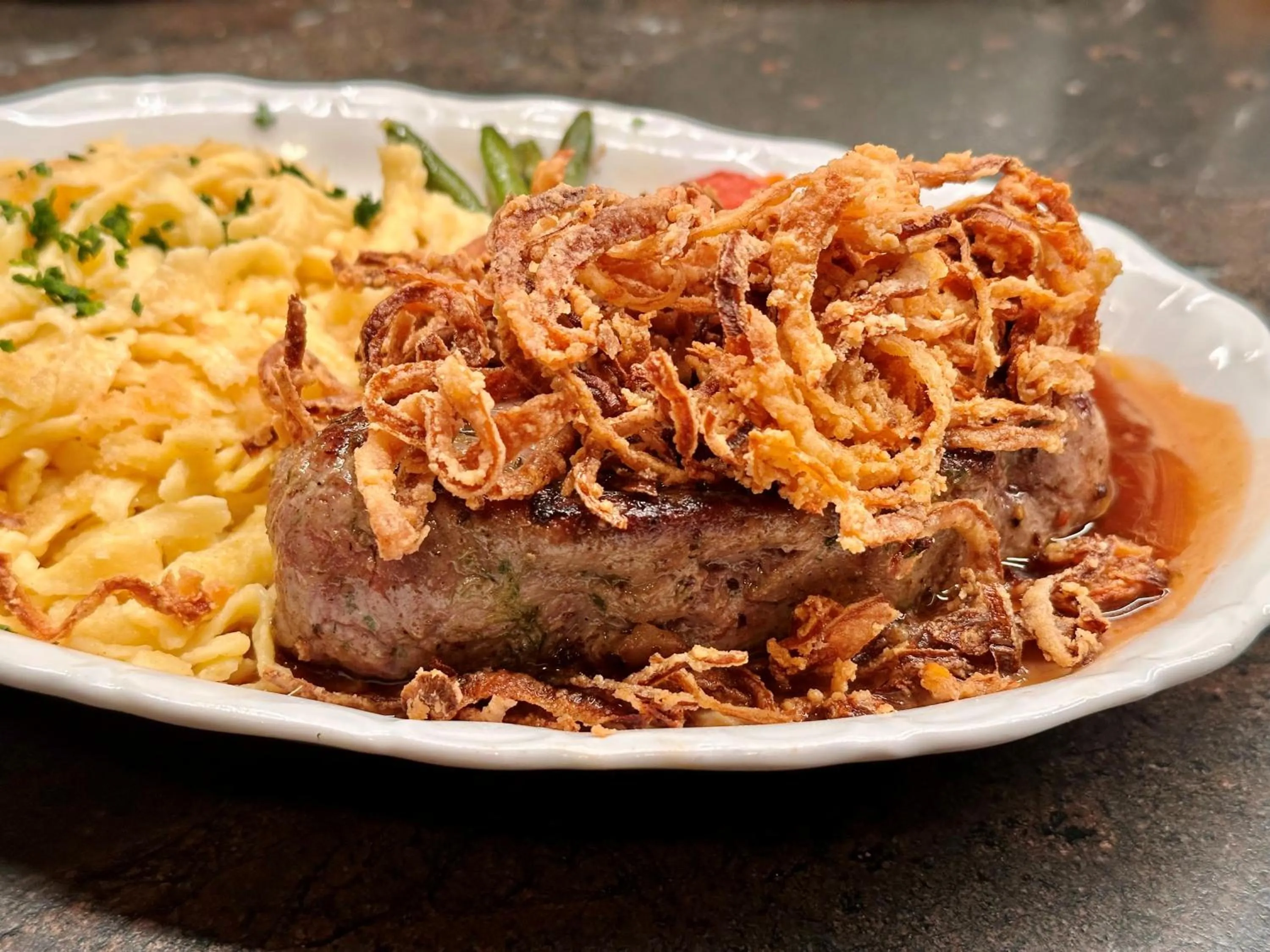 Food in Hotel Restaurant Zum Hirschen