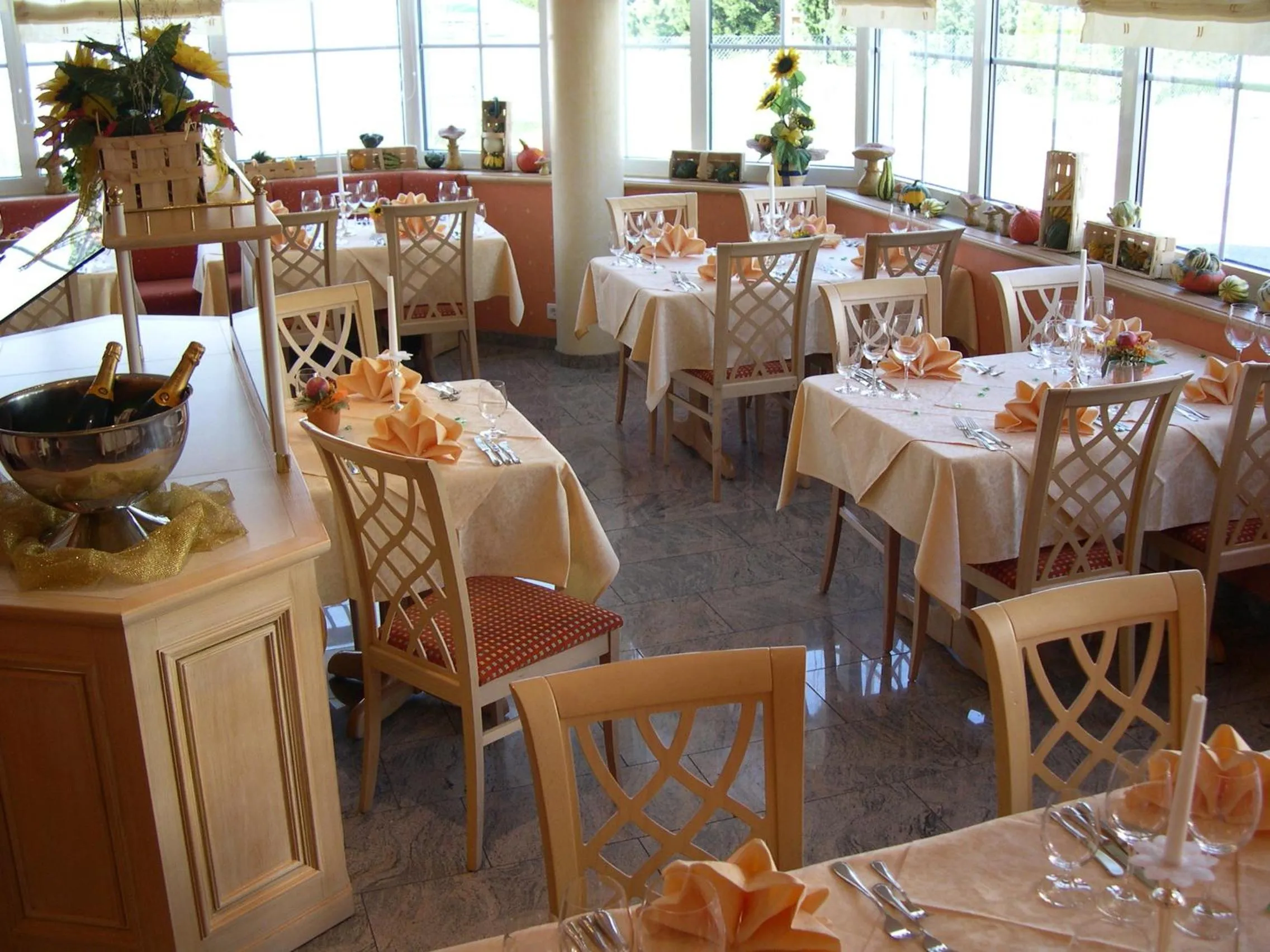 Restaurant/places to eat in Hotel Anika