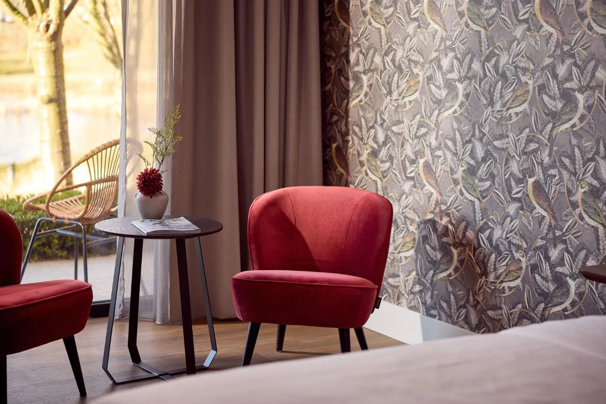 Seating area, Bed in Van der Valk Hotel Melle - Osnabrück