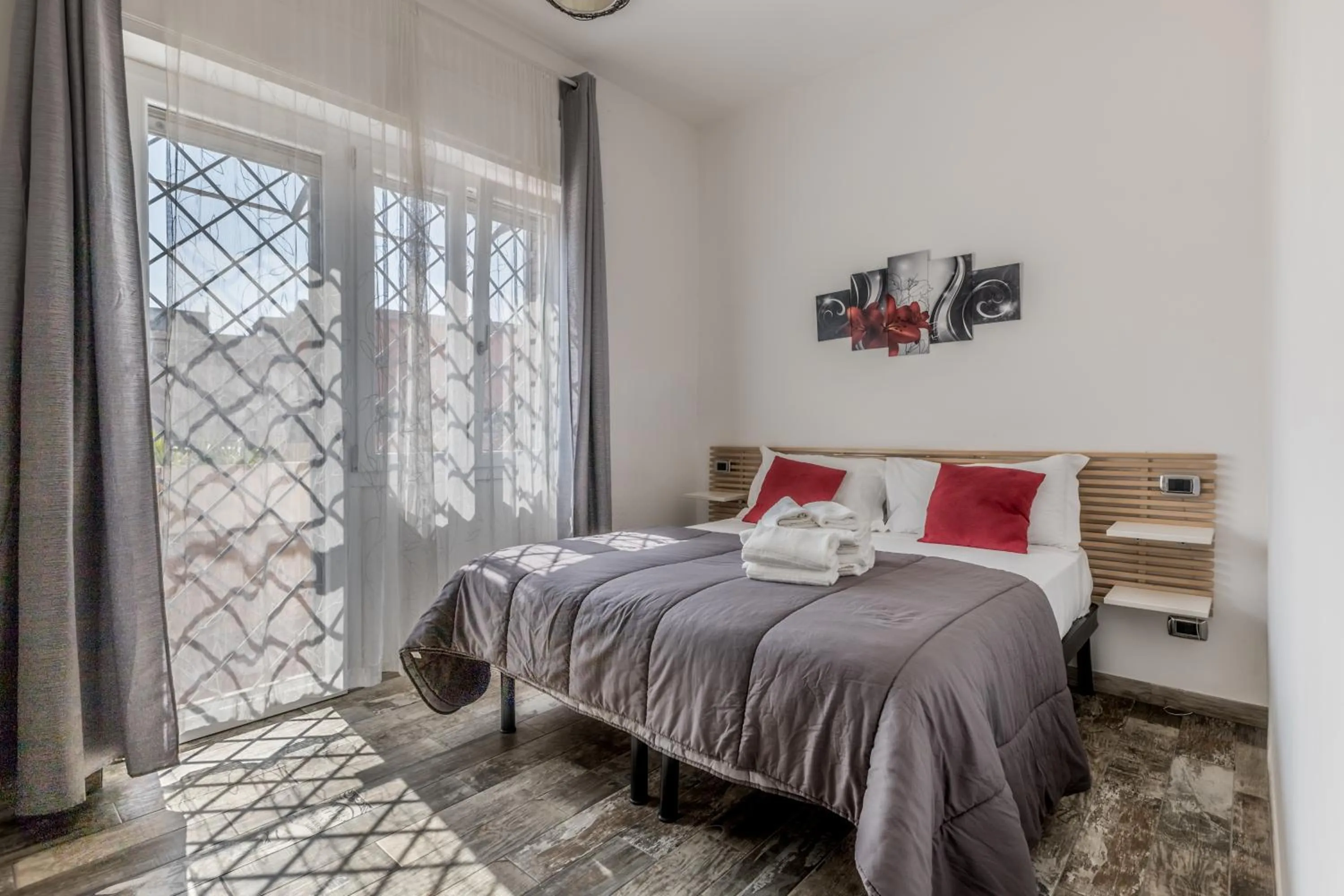 Bed in THAT'S AMORE FIUMICINO Airport