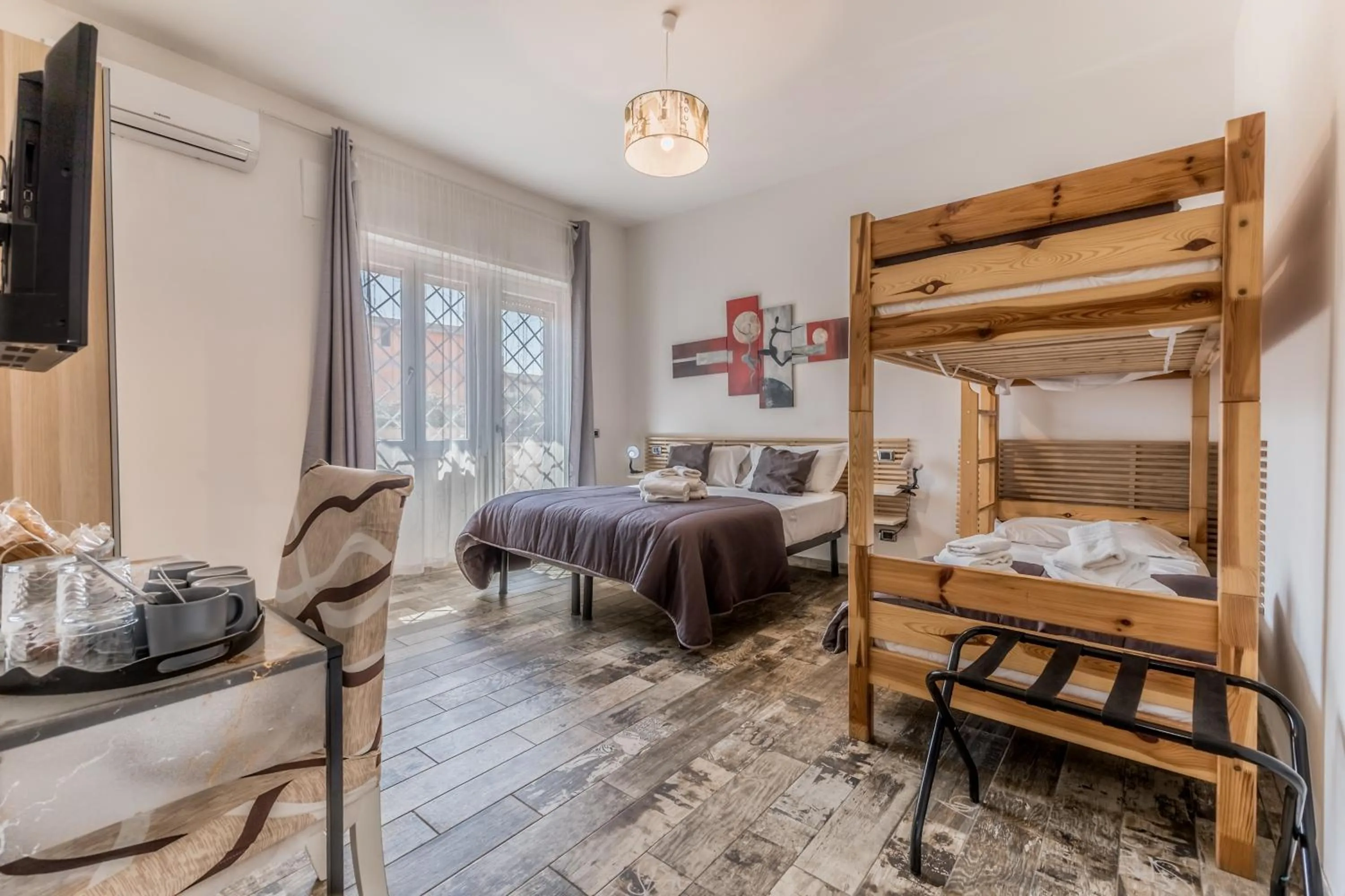 Bed in THAT'S AMORE FIUMICINO Airport