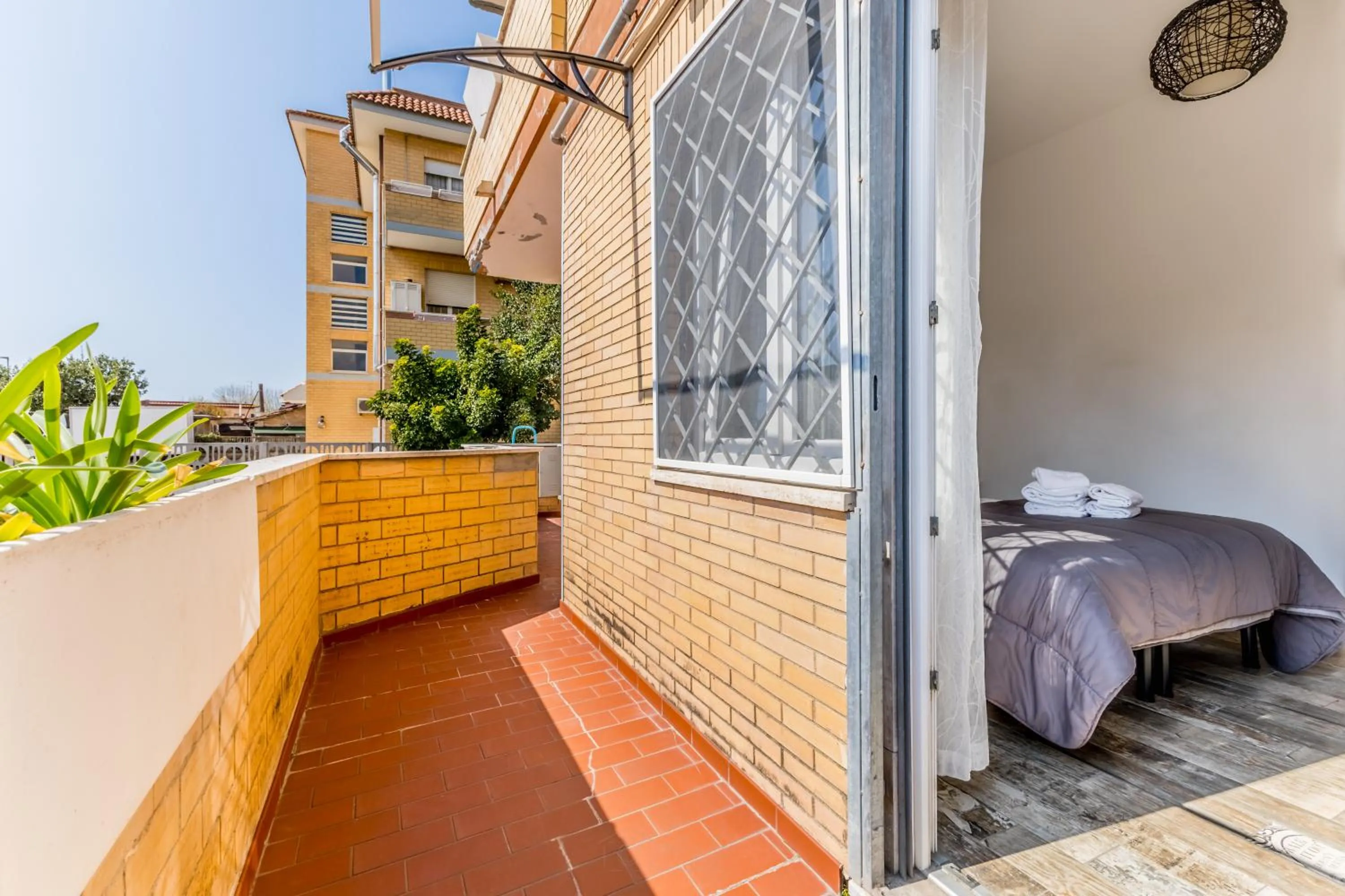 Bed in THAT'S AMORE FIUMICINO Airport