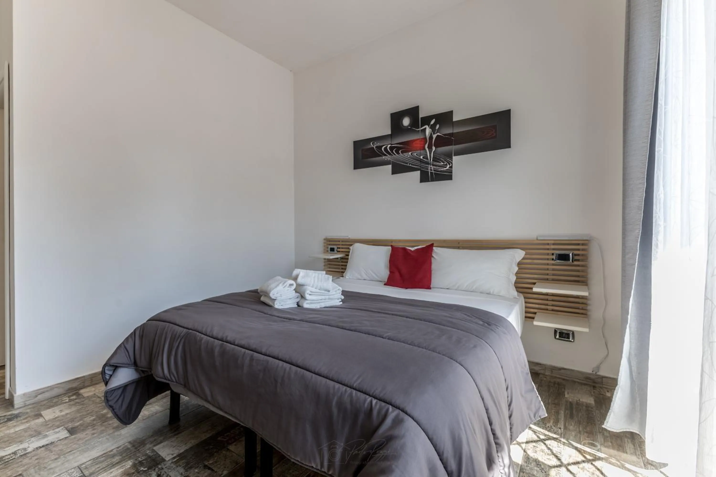 Bed in THAT'S AMORE FIUMICINO Airport