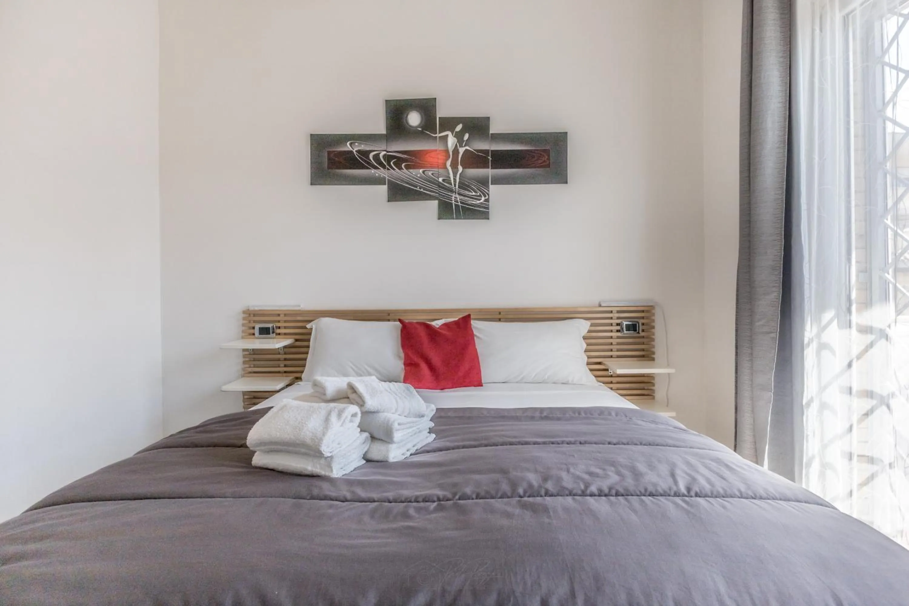 Bed in THAT'S AMORE FIUMICINO Airport