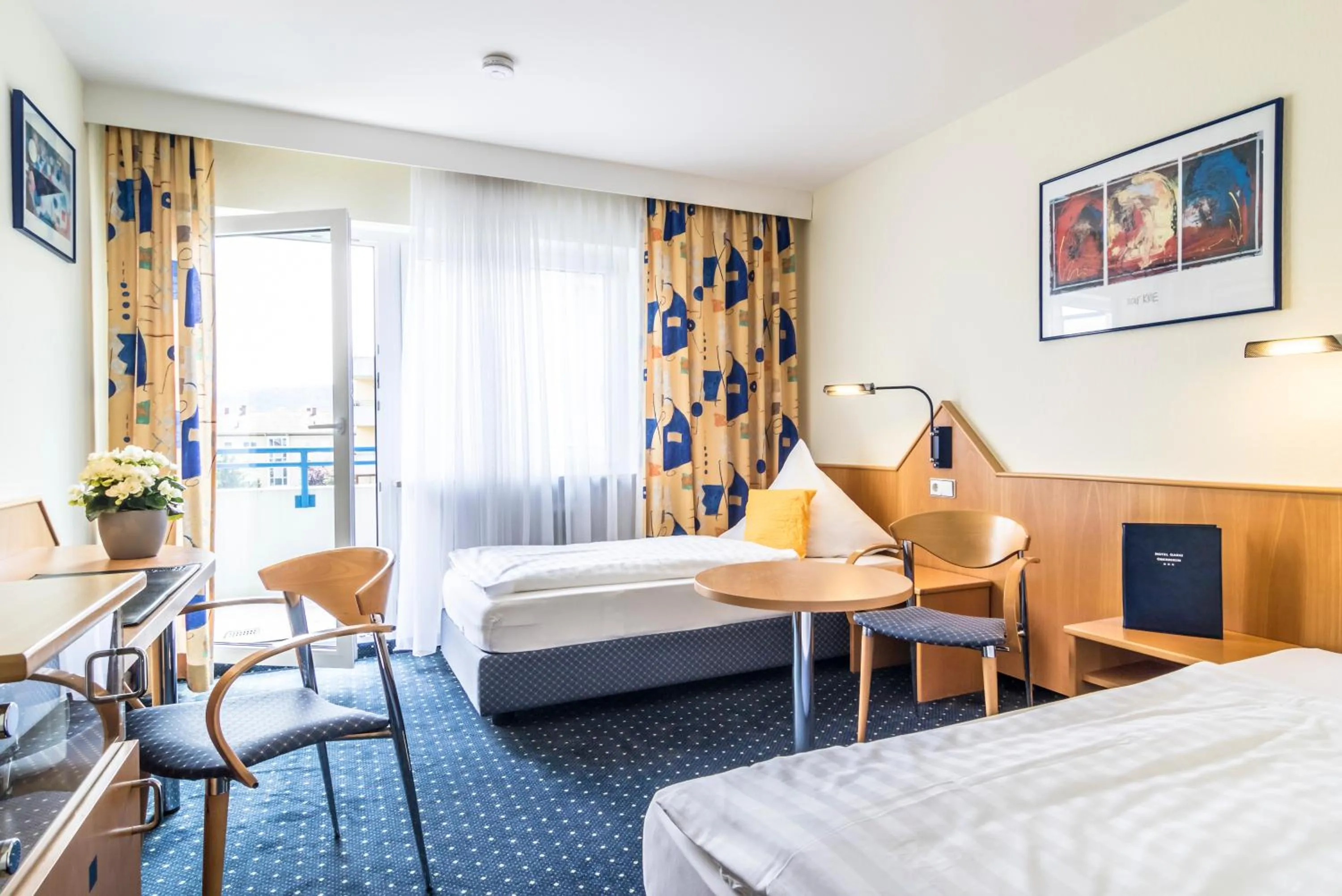 TV and multimedia, Bed in Hotel Garni Oberrhein
