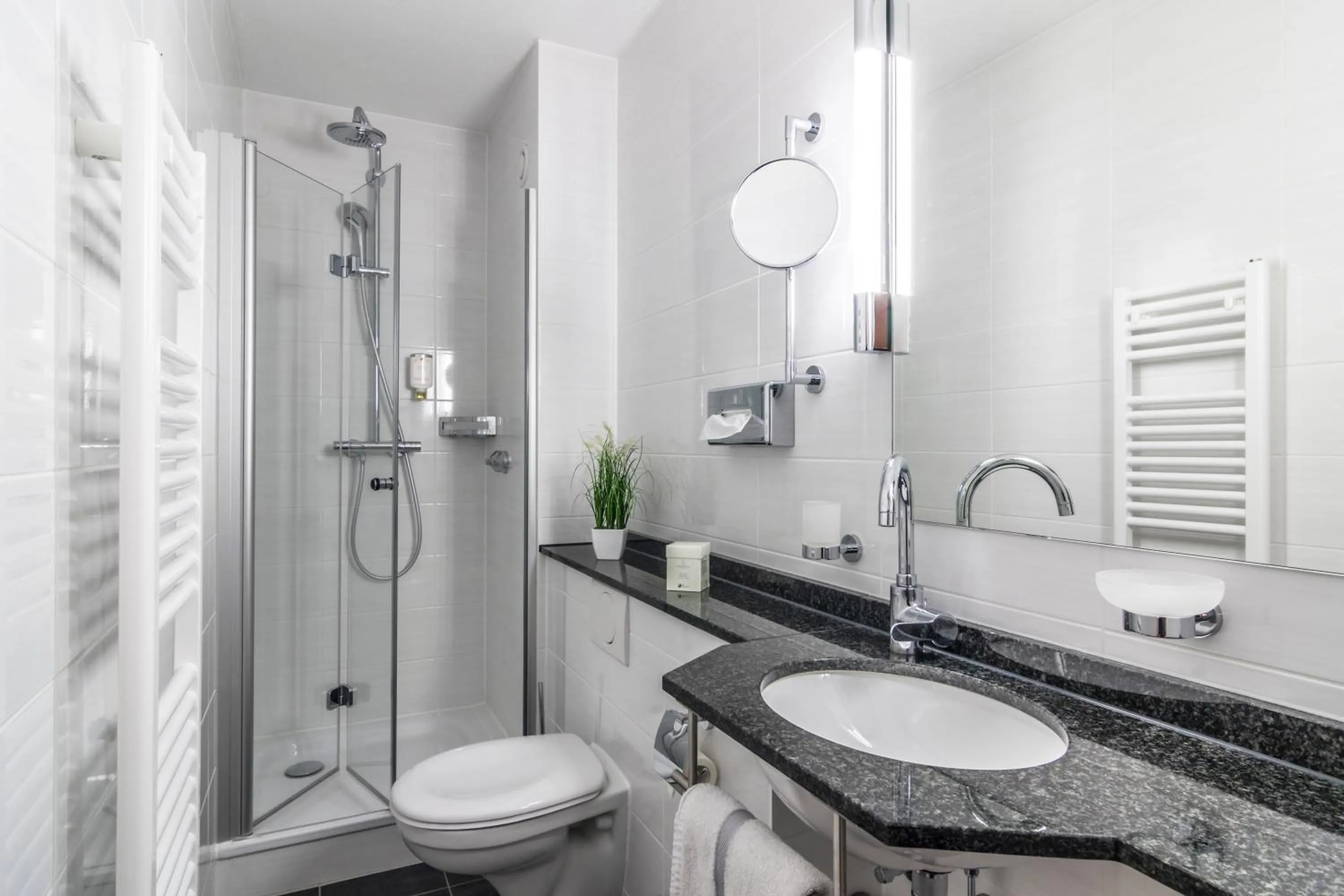 Shower in Hotel Garni Oberrhein