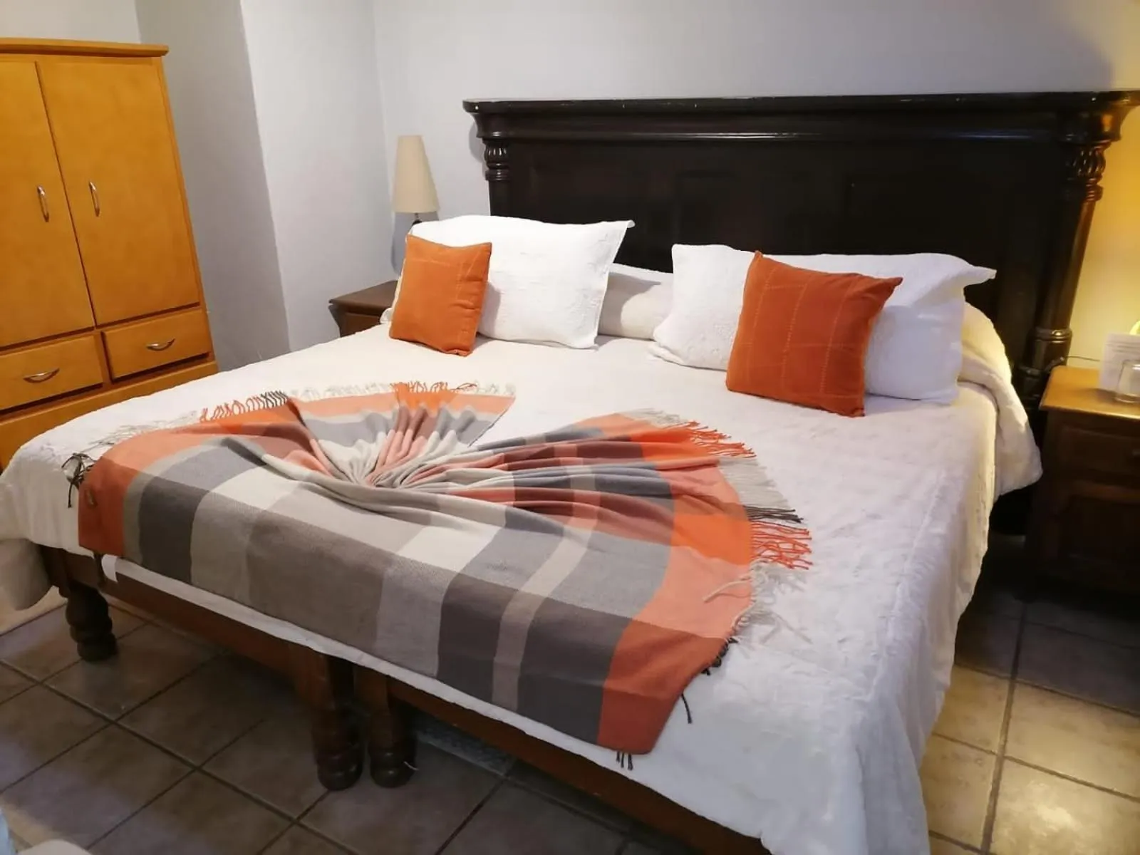 Bed in Hotel Santa Ana