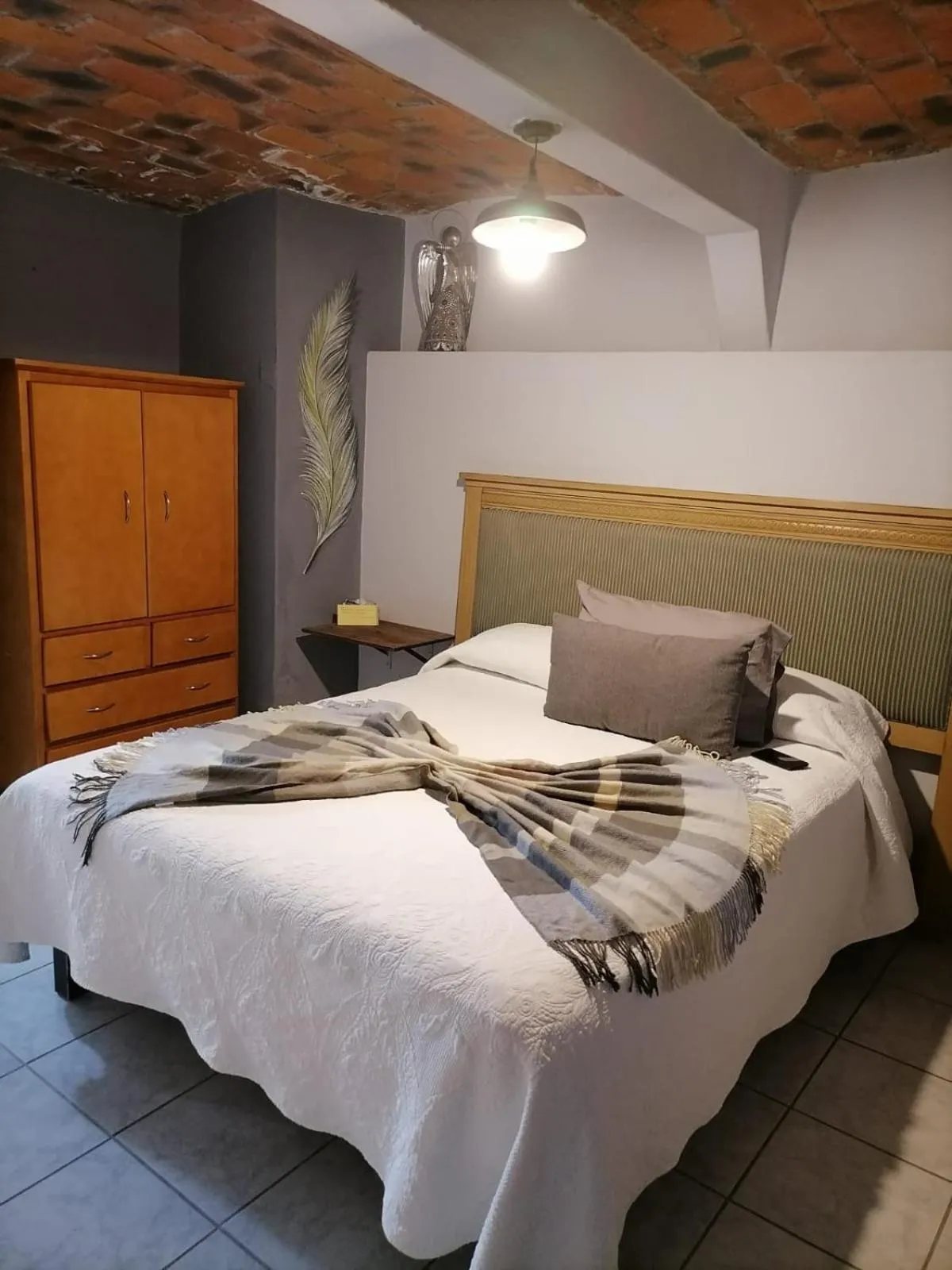 Bed in Hotel Santa Ana