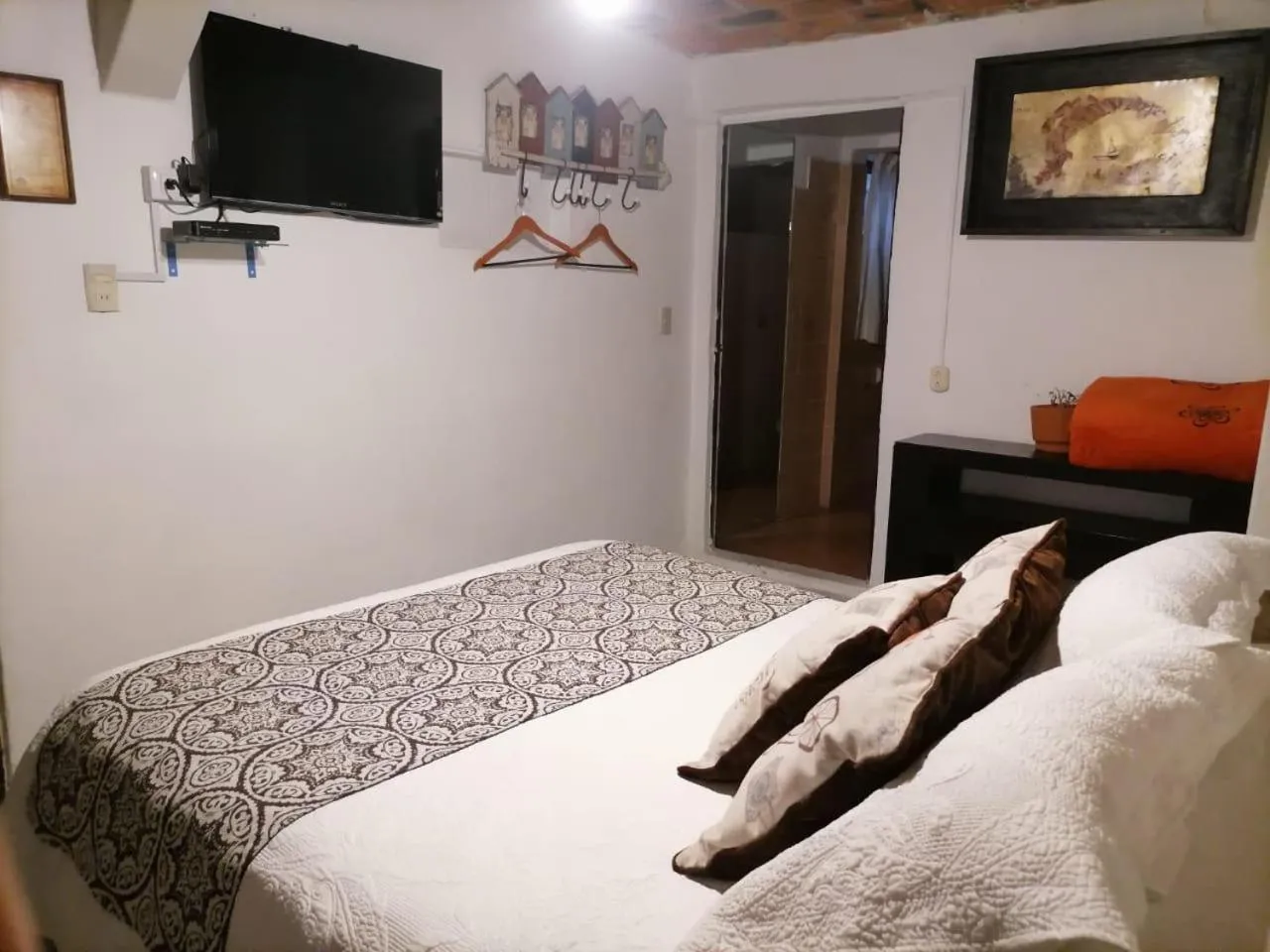 Bed in Hotel Santa Ana