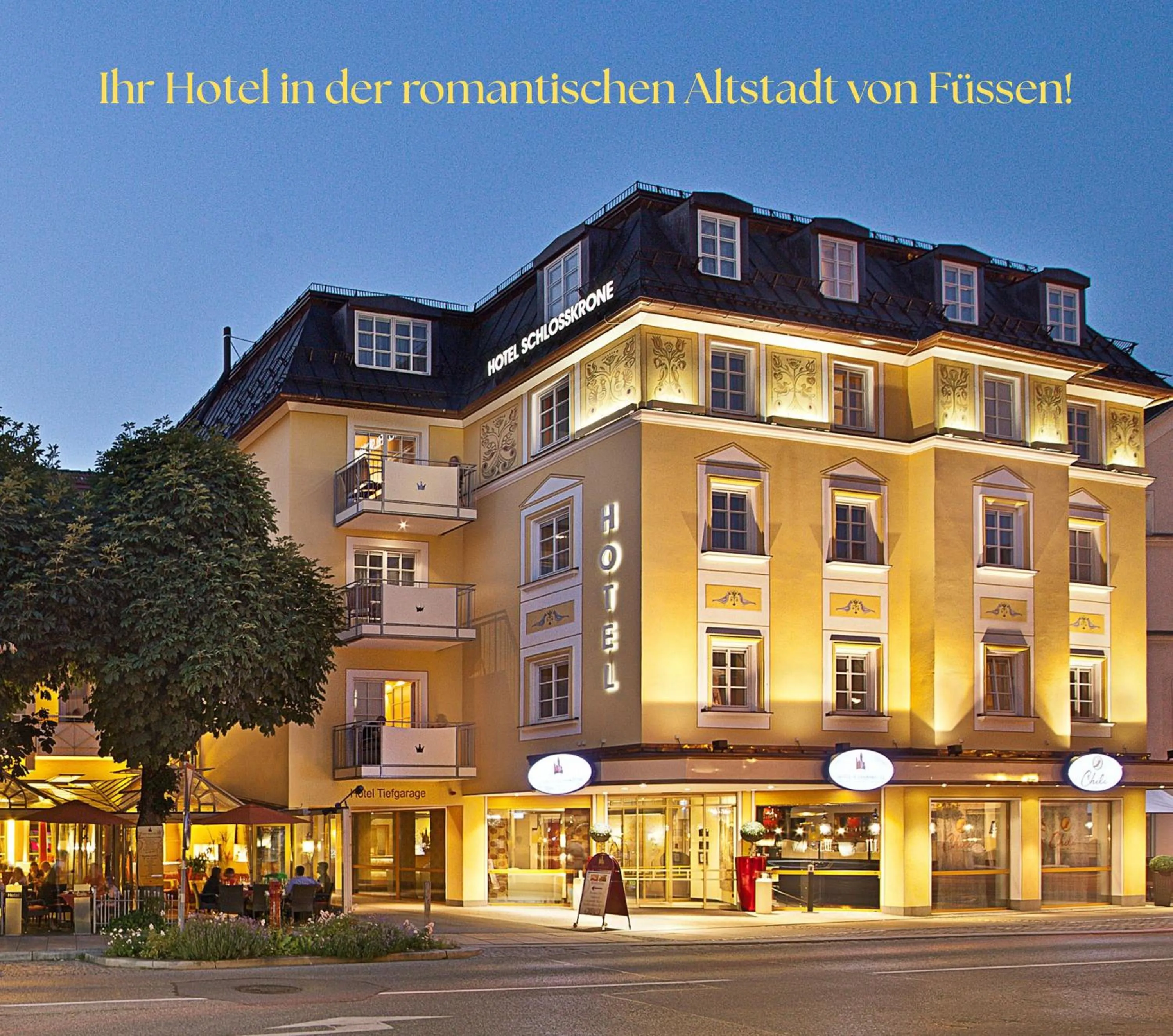 Property building in Hotel Schlosskrone