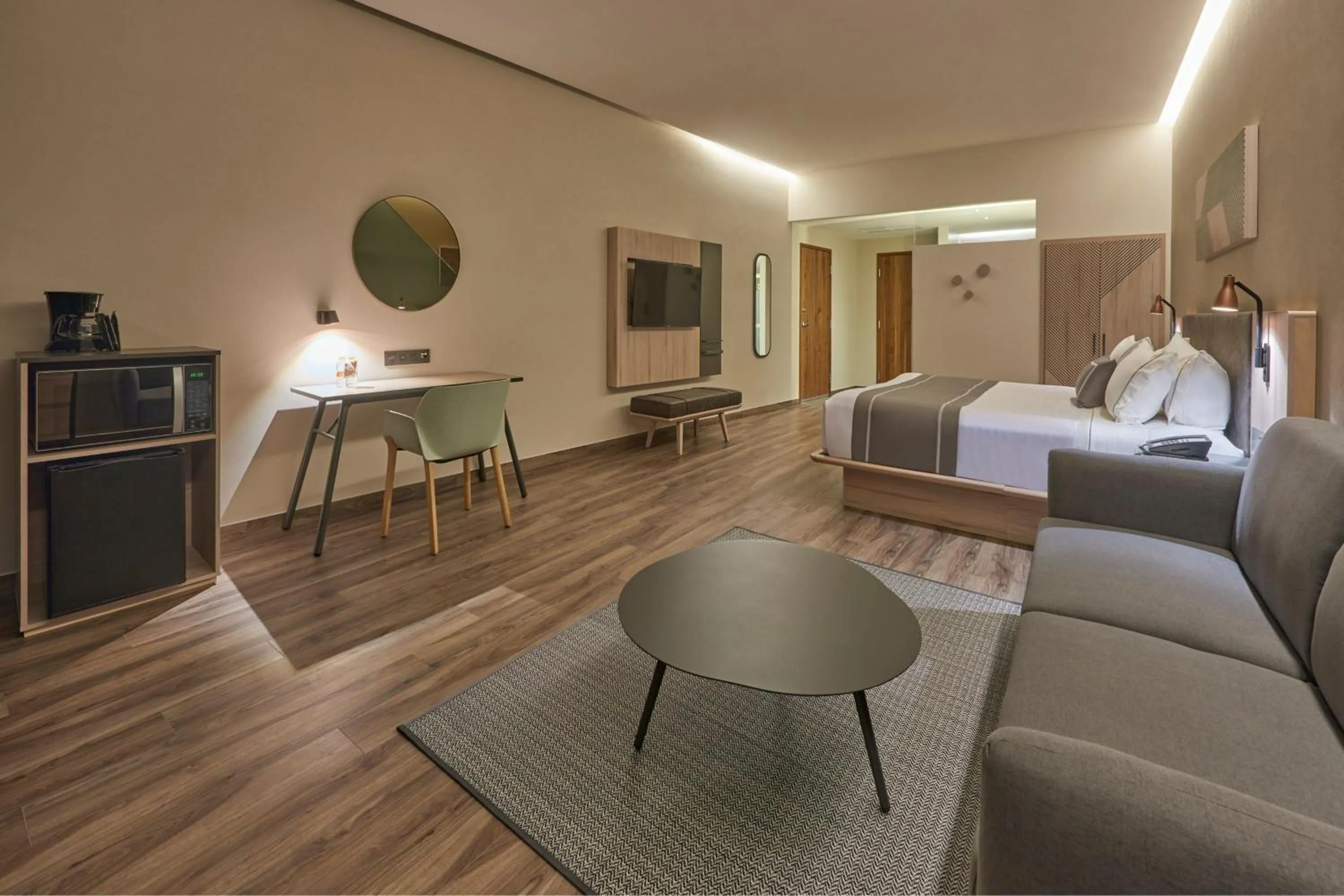 Photo of the whole room, Bed in City Express Plus by Marriott San Luis Potosi