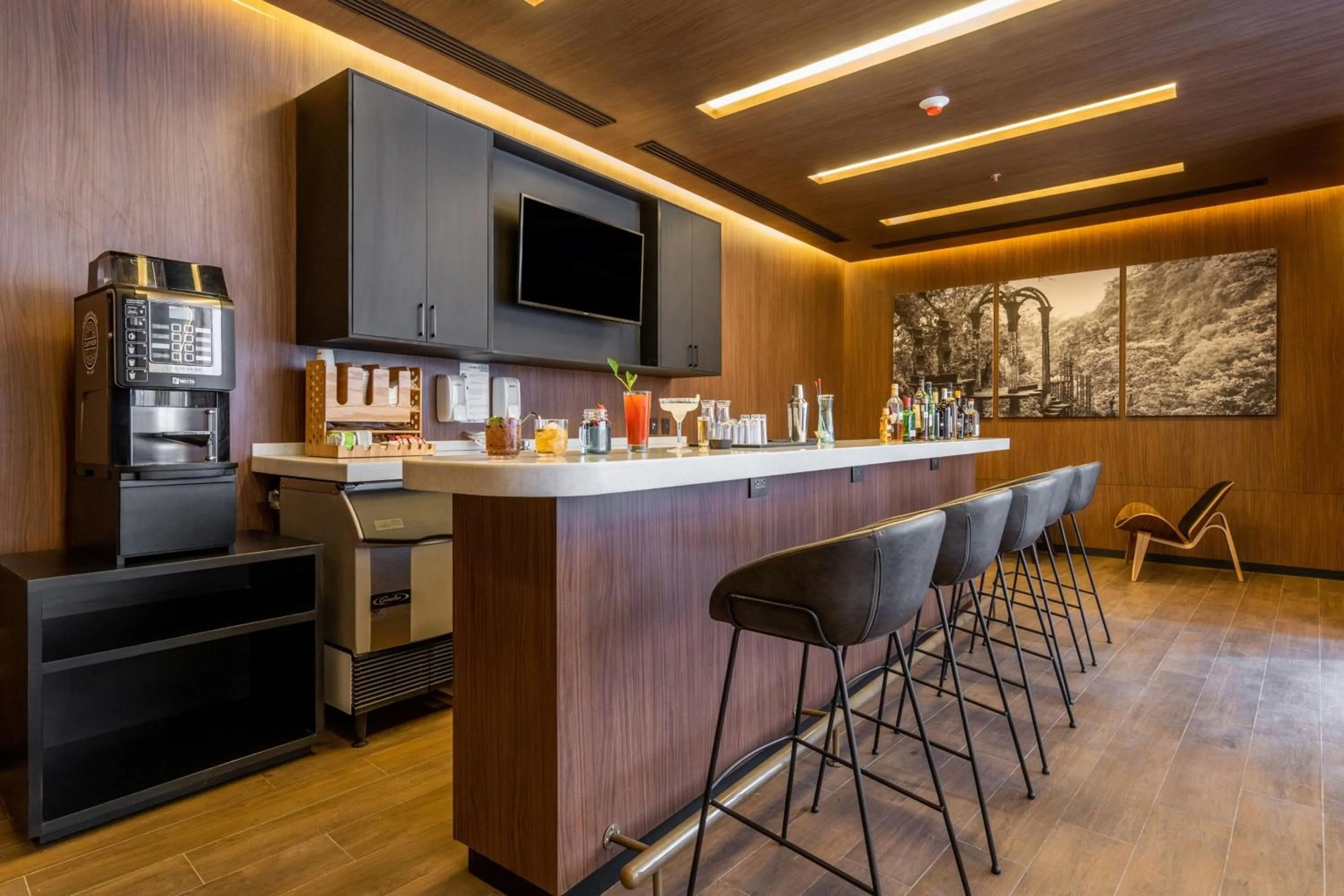 Lounge or bar in City Express Plus by Marriott San Luis Potosi