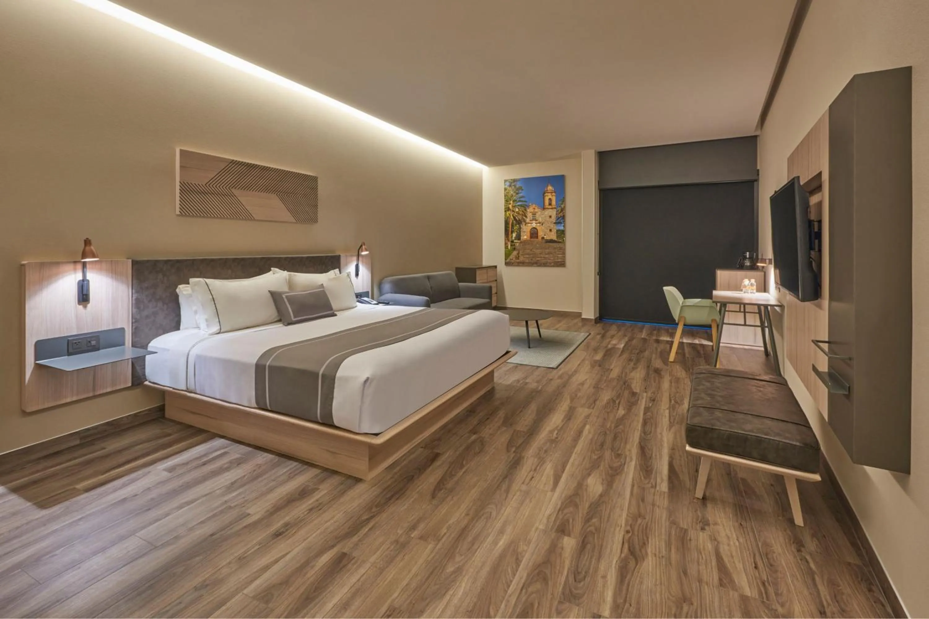 Photo of the whole room, Bed in City Express Plus by Marriott San Luis Potosi