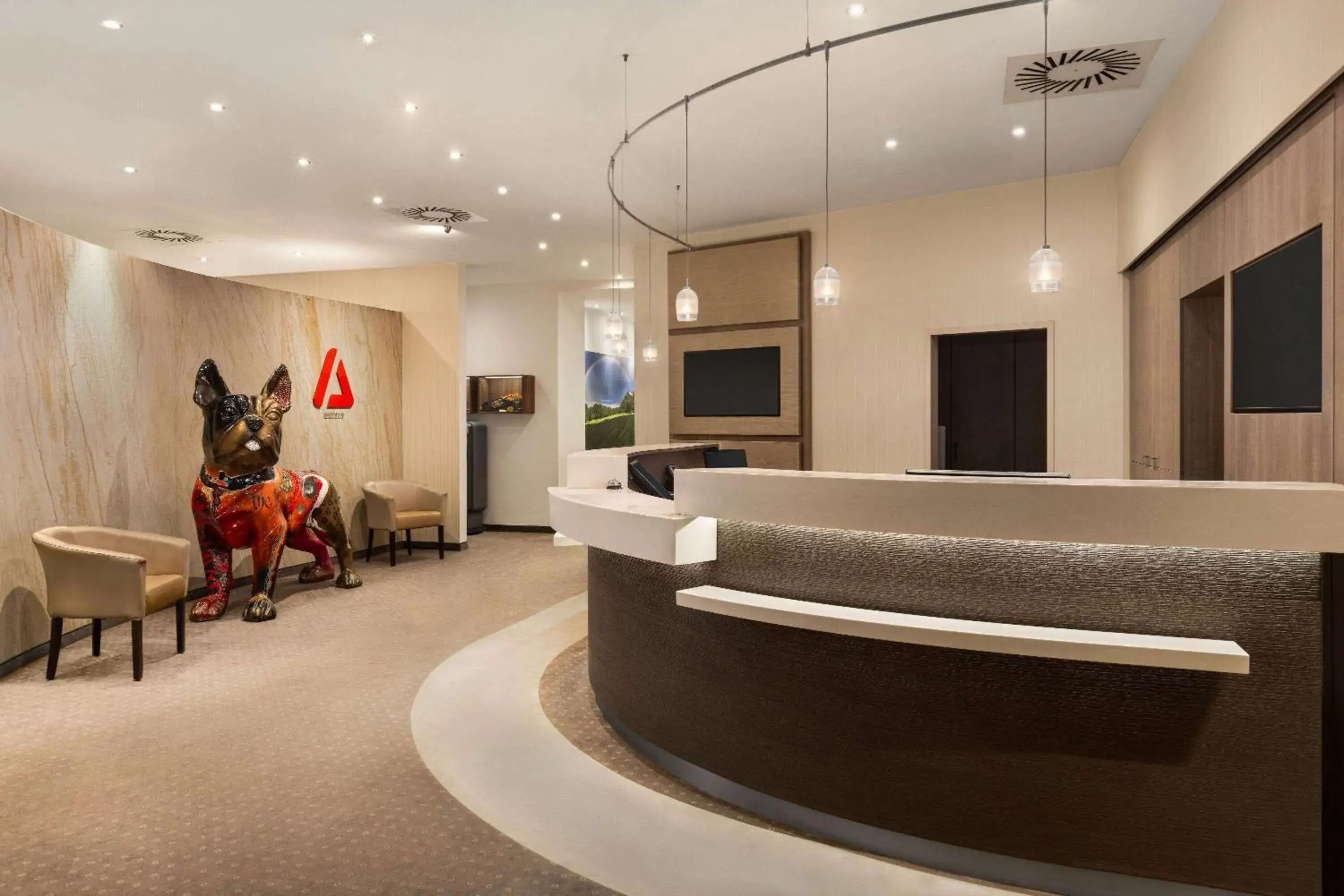 Lobby or reception in Amedia Dresden Elbpromenade, Trademark Collection by Wyndham Lobby or reception in Amedia Dresden Elbpromenade, Trademark Collection by Wyndham