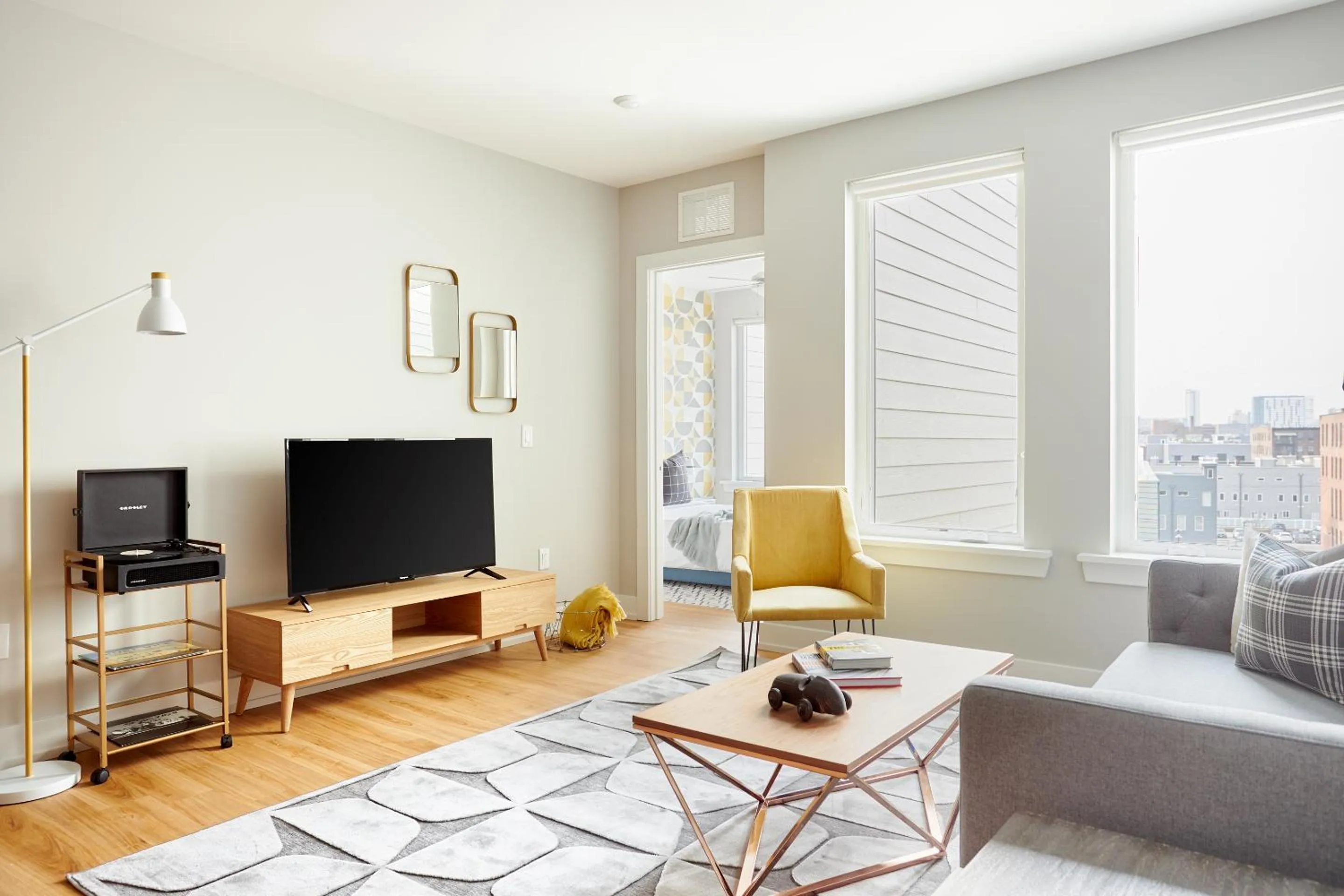 Living room in The Frankford Fishtown