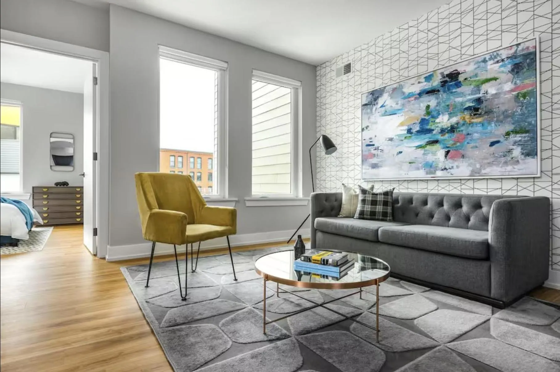 Living room in The Frankford Fishtown