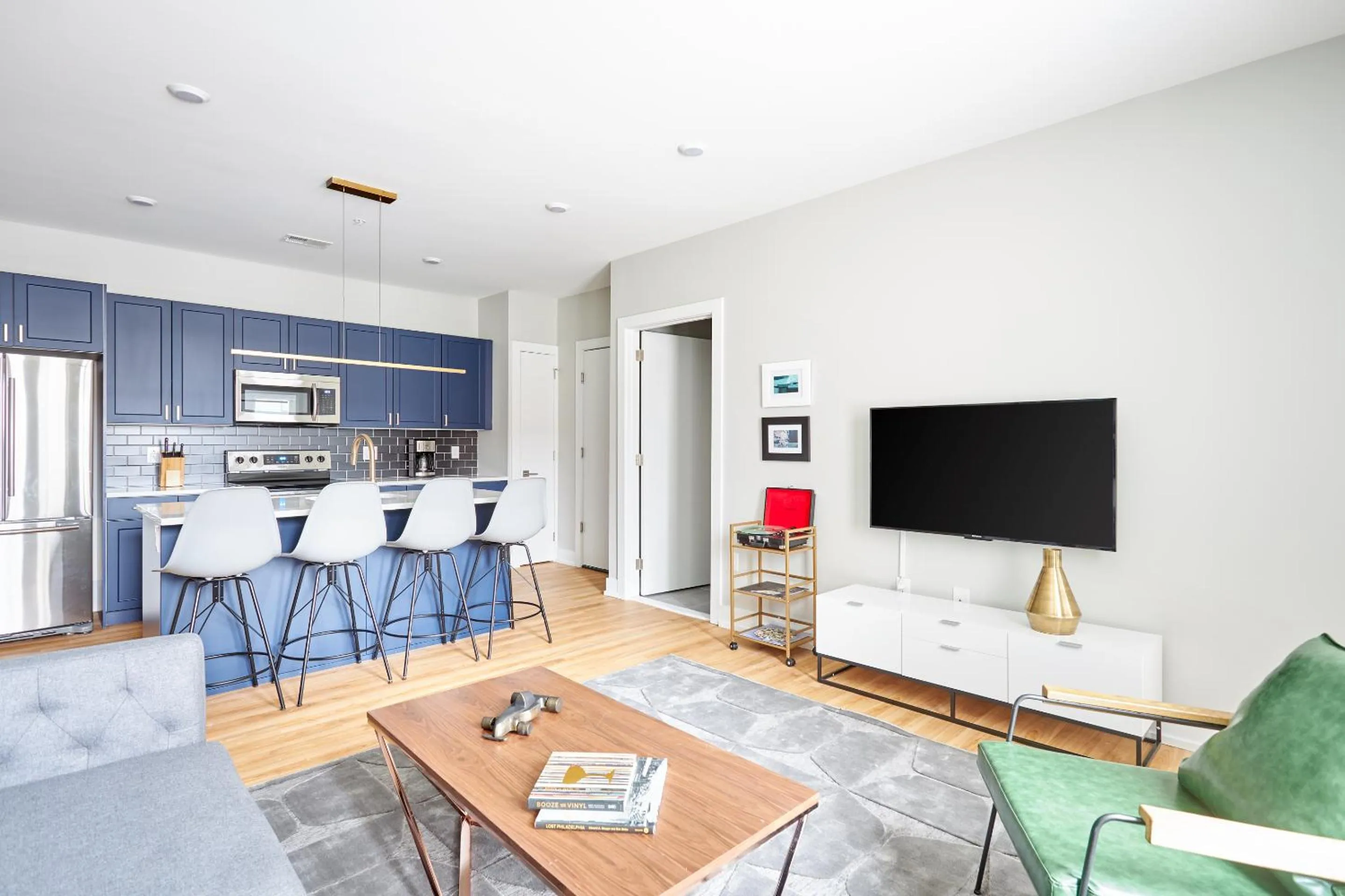 Living room in The Frankford Fishtown