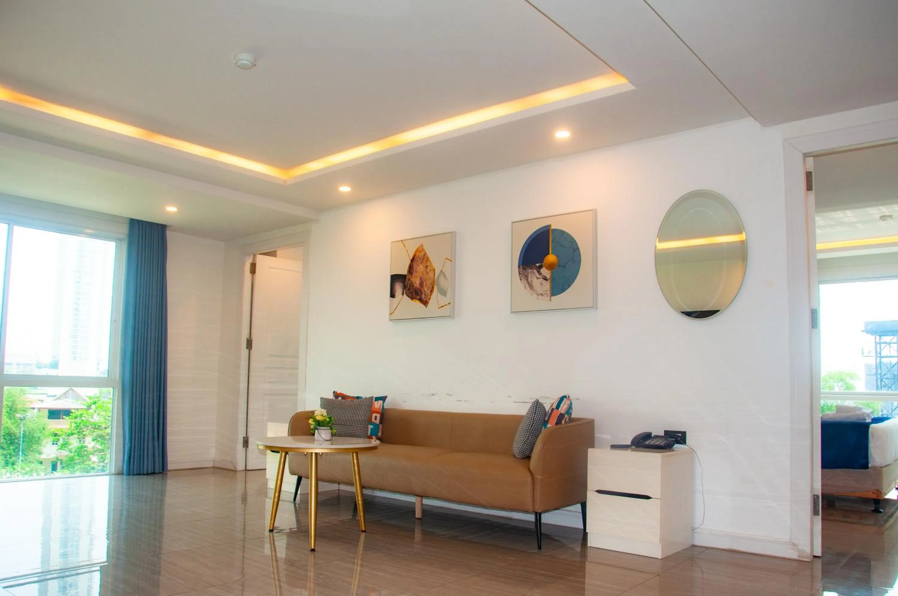 Living room in HT9 Hotel