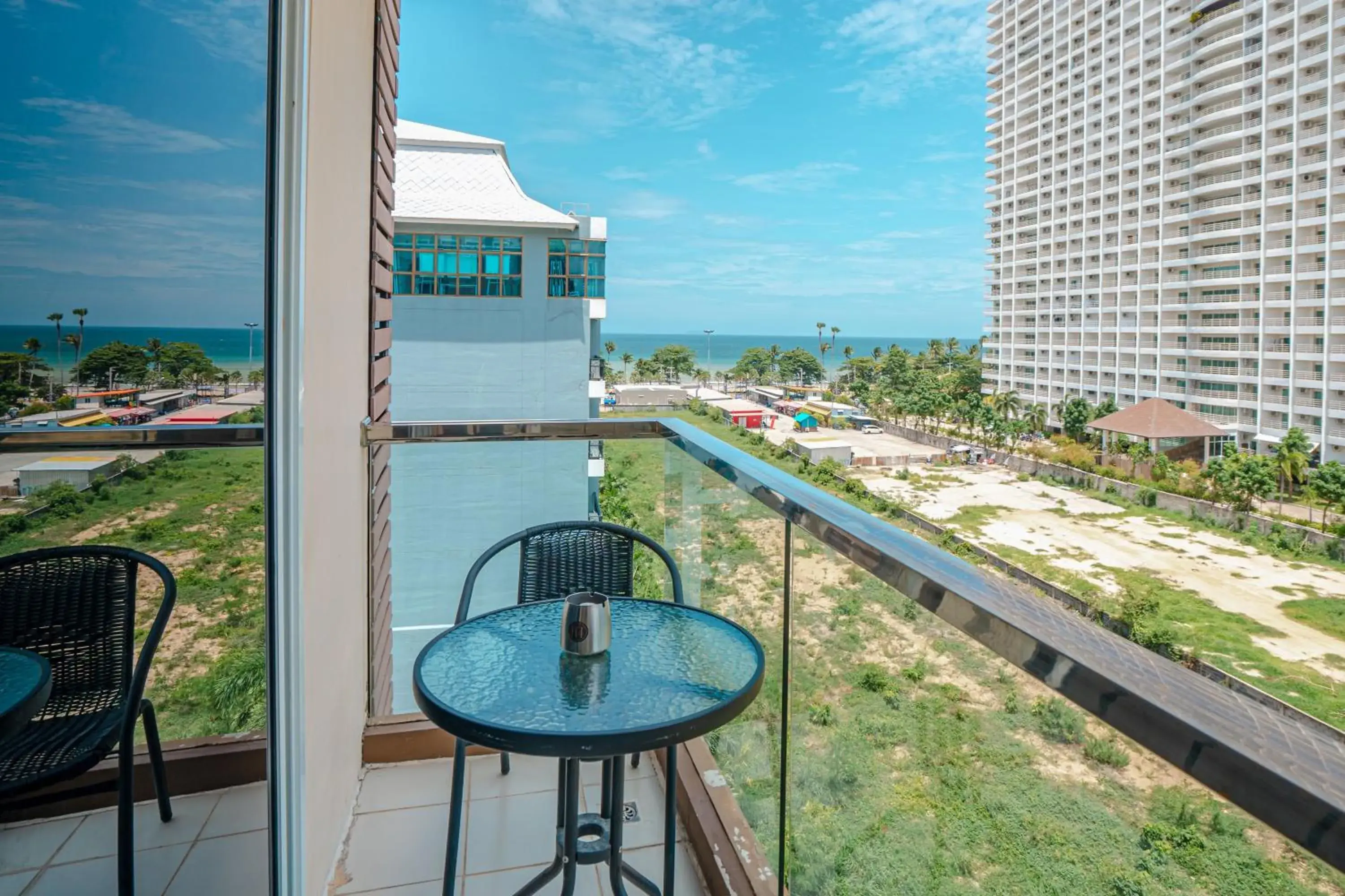 View (from property/room), Balcony/Terrace in HT9 Hotel