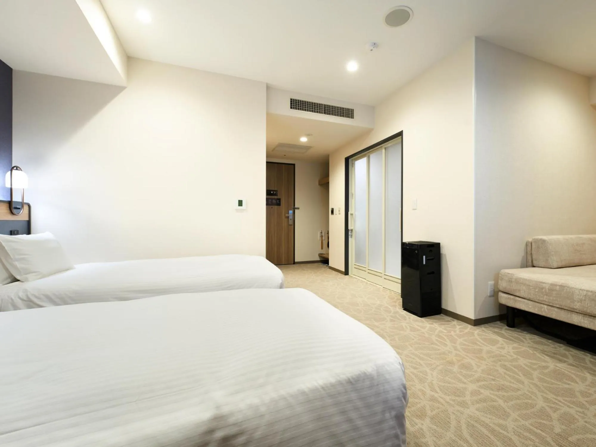 Photo of the whole room, Bed in Hotel Elcient Osaka Umeda