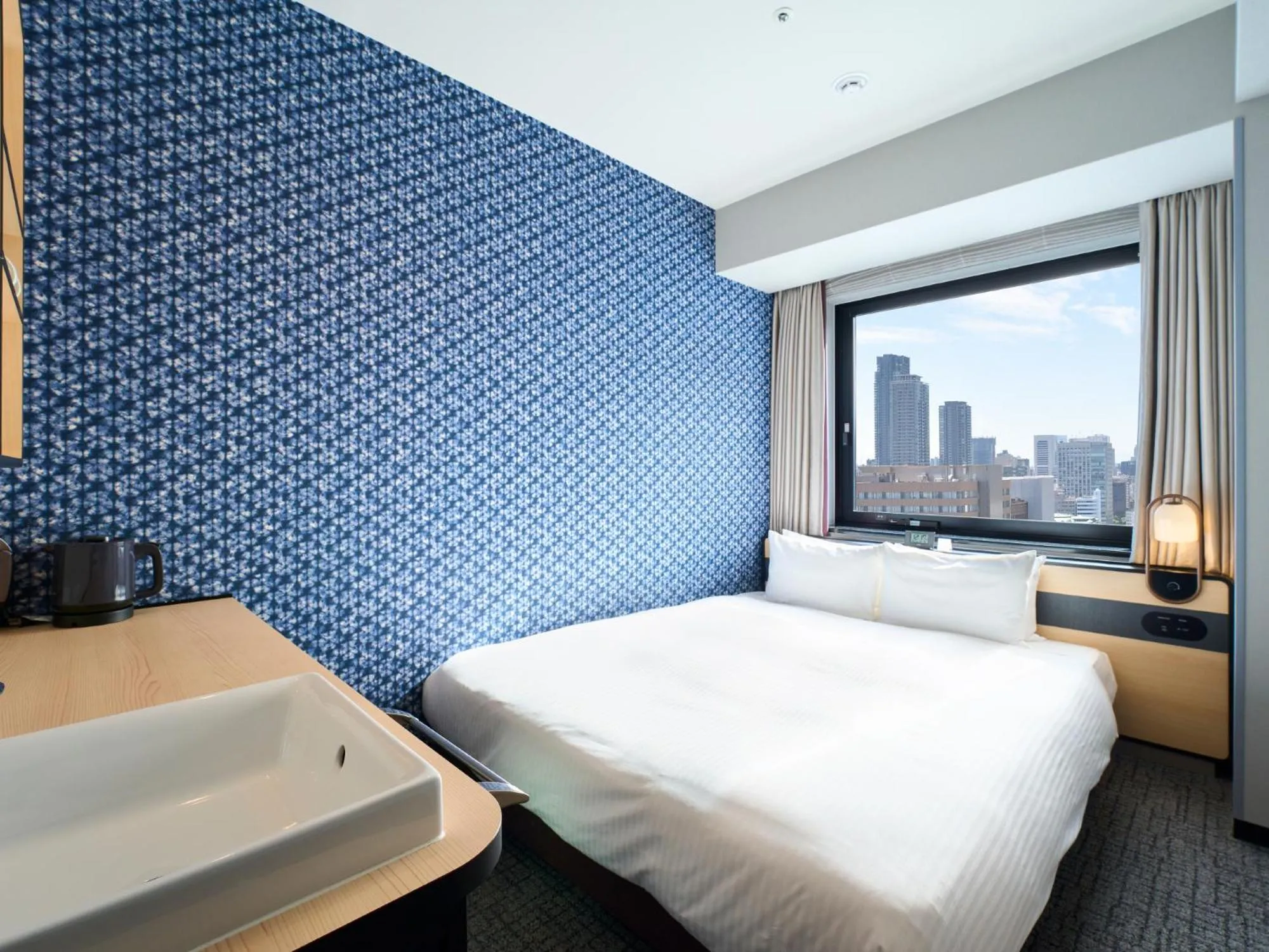 Photo of the whole room, Bed in Hotel Elcient Osaka Umeda