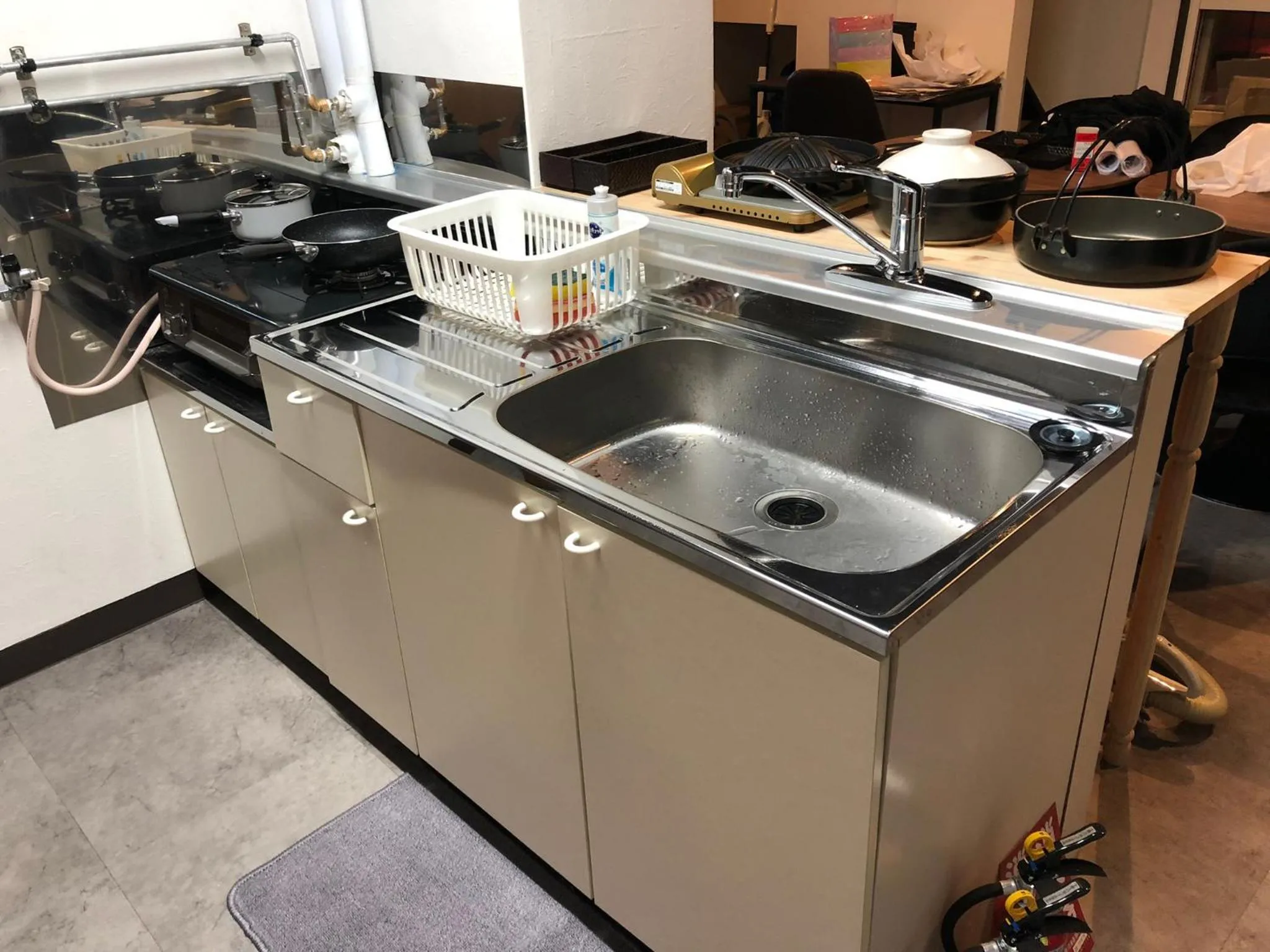 kitchen in Cool-inn Otaru