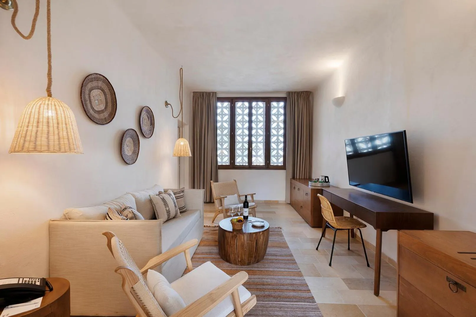 Living room in Kedma by Isrotel Collection