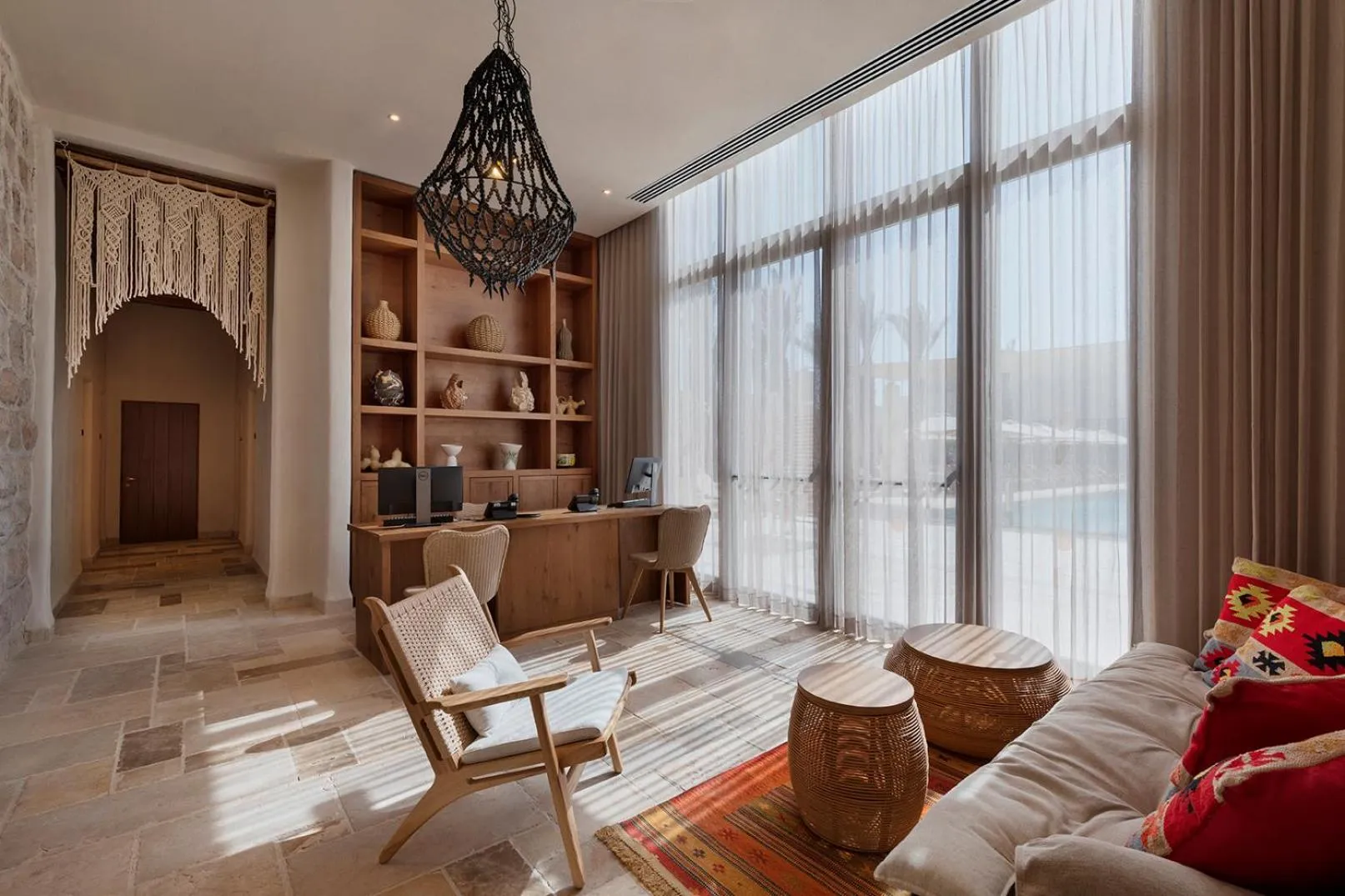 Seating area in Kedma by Isrotel Collection