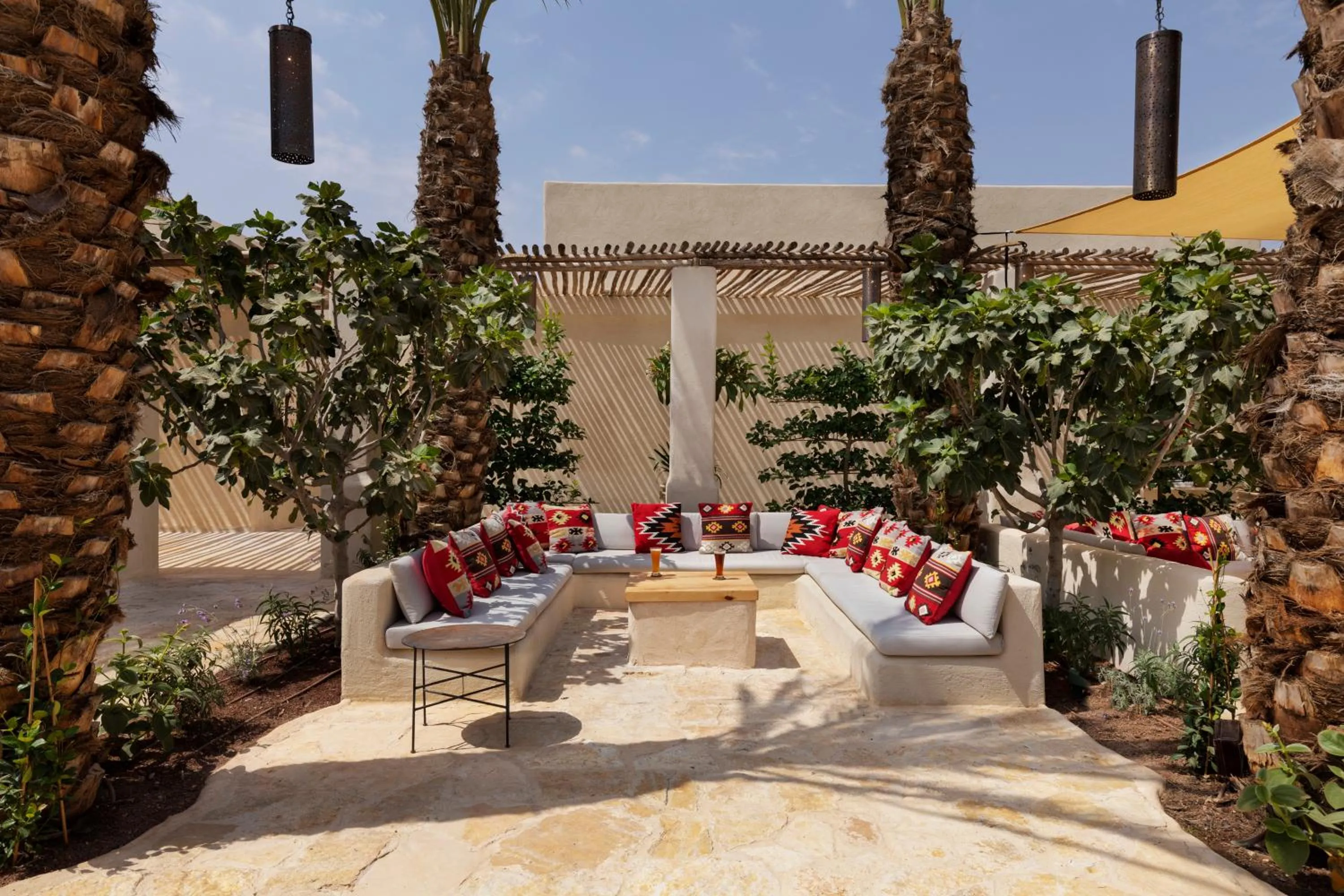 Seating area in Kedma by Isrotel Collection