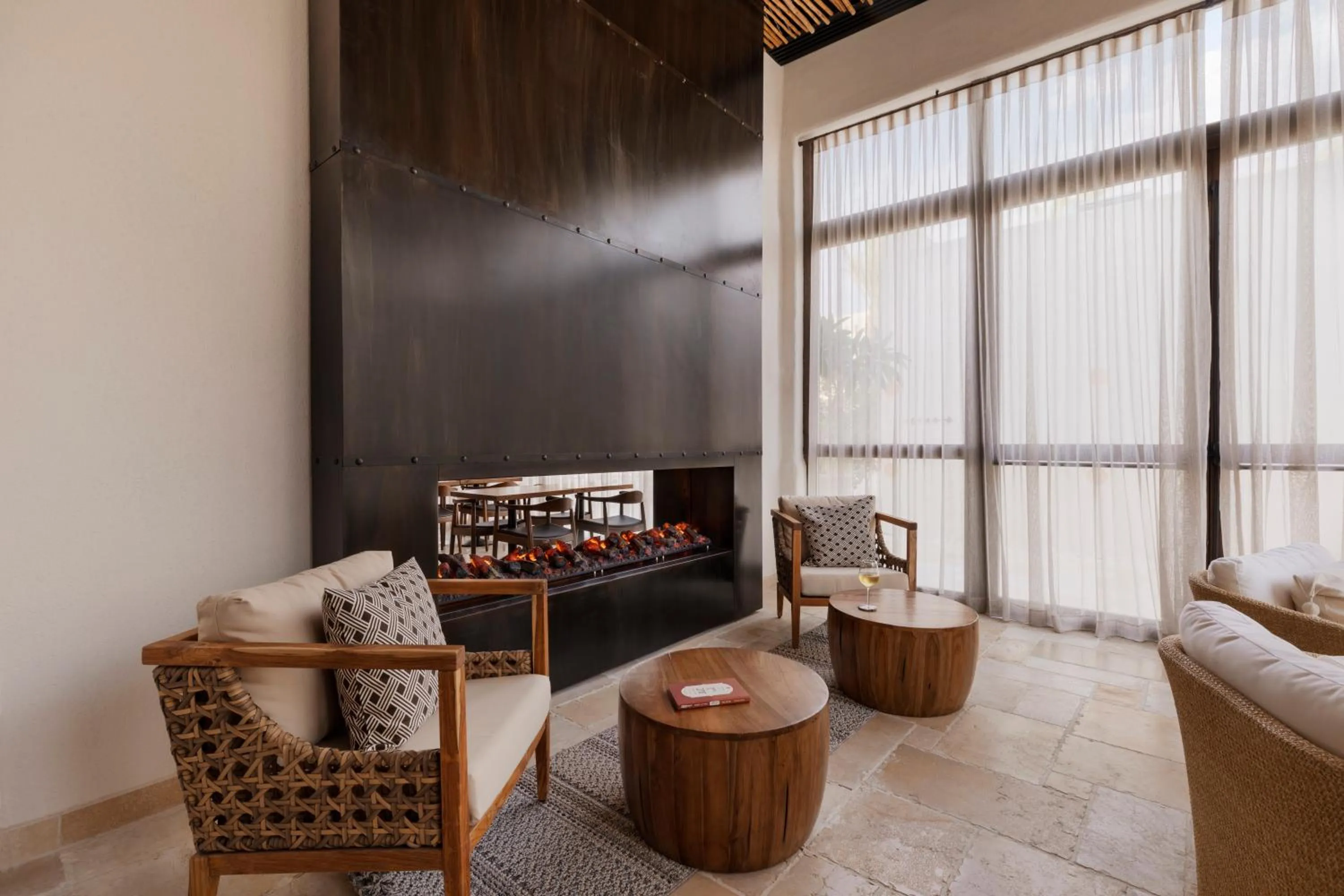 Seating area in Kedma by Isrotel Collection