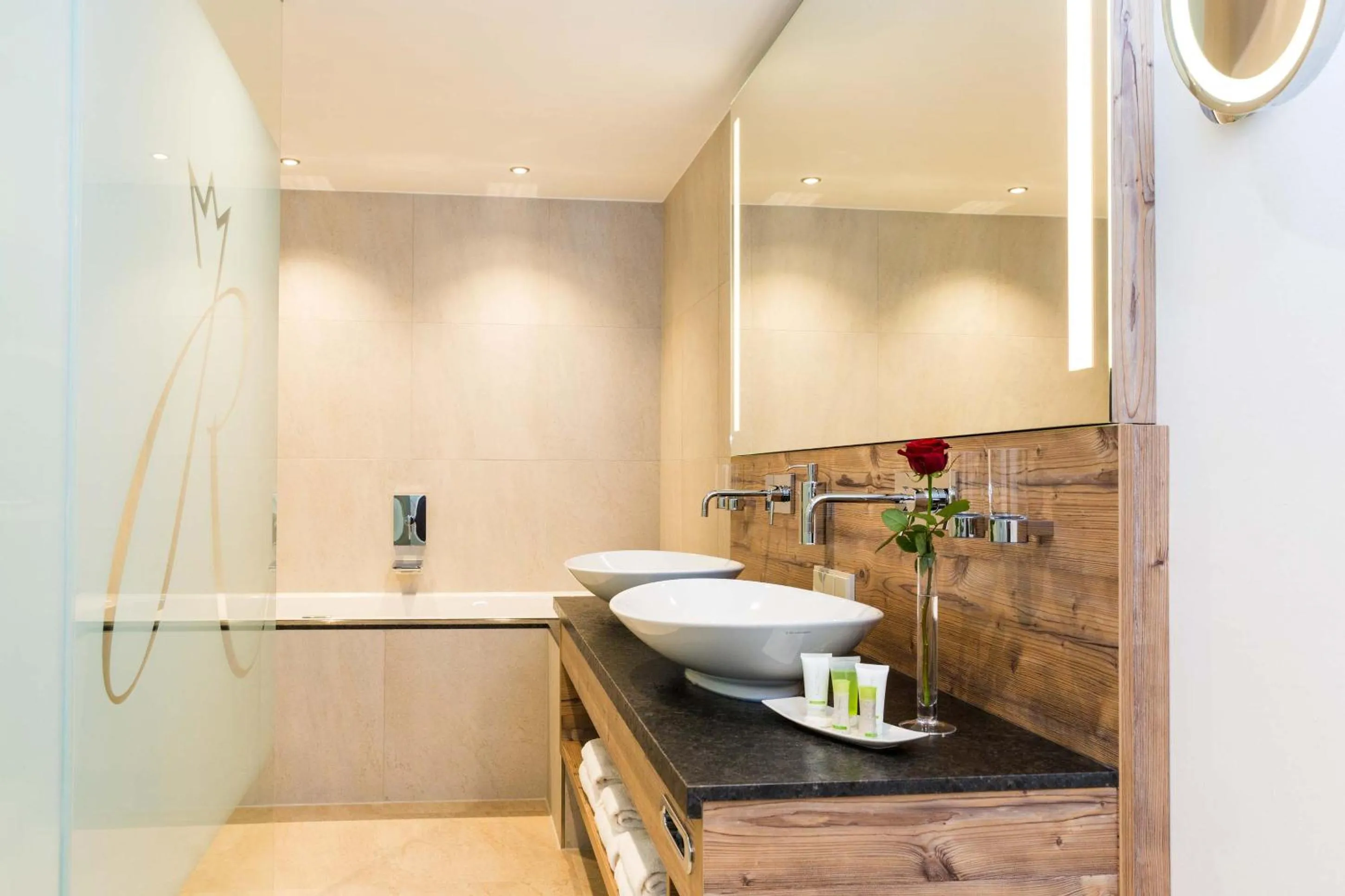 Shower in Hotel Das Rübezahl