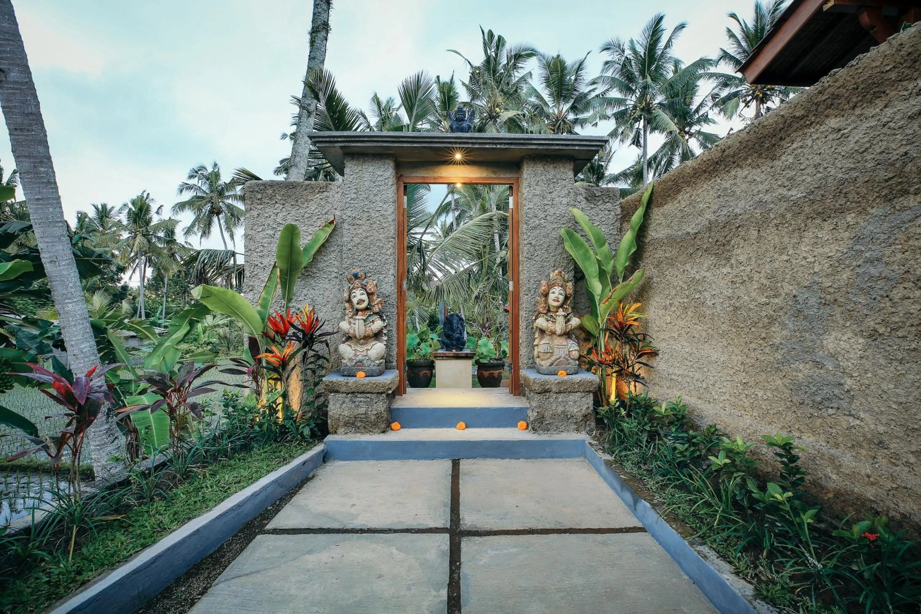 Facade/entrance in KERAMAN SUITE UBUD