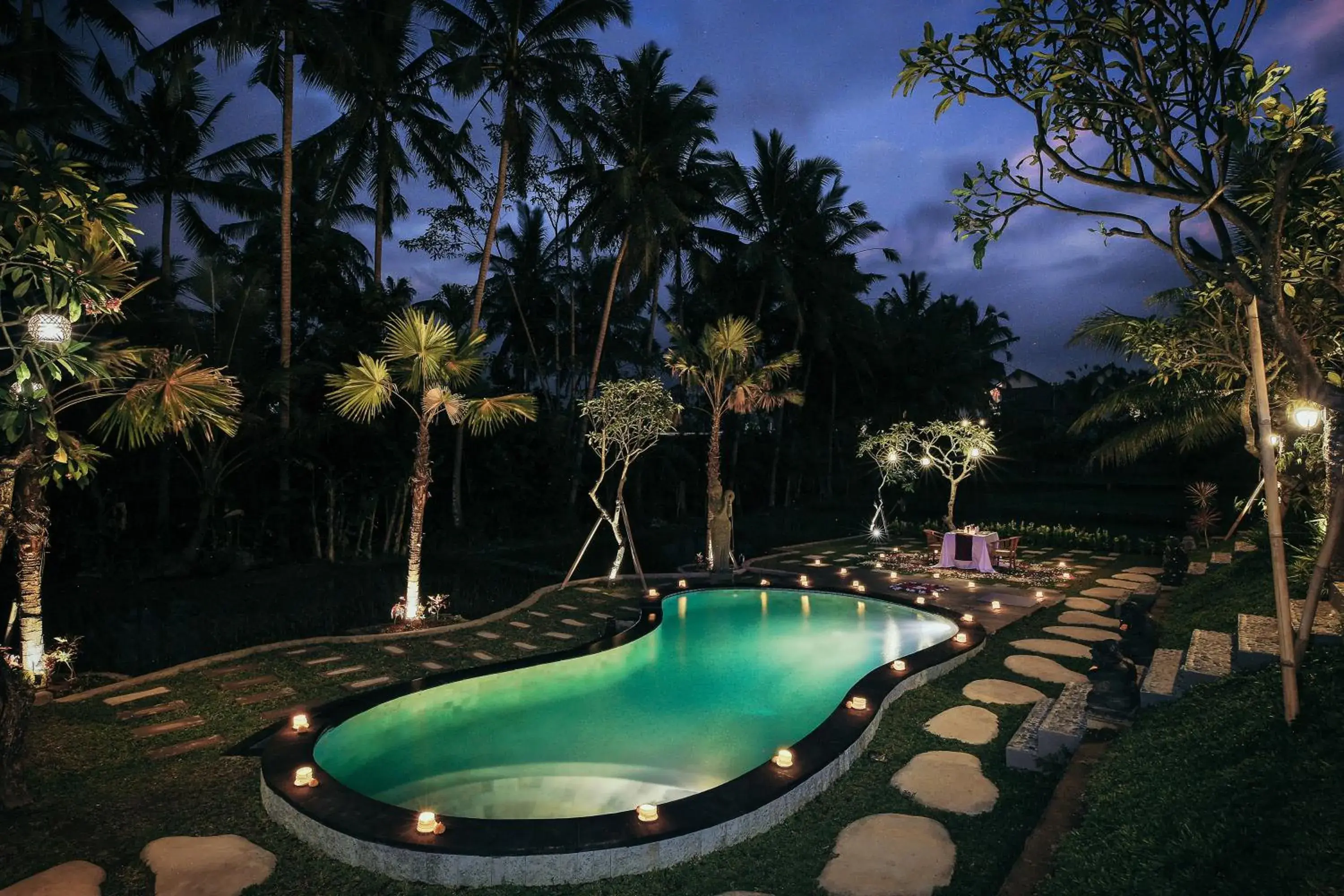 Pool view in KERAMAN SUITE UBUD Pool view in KERAMAN SUITE UBUD