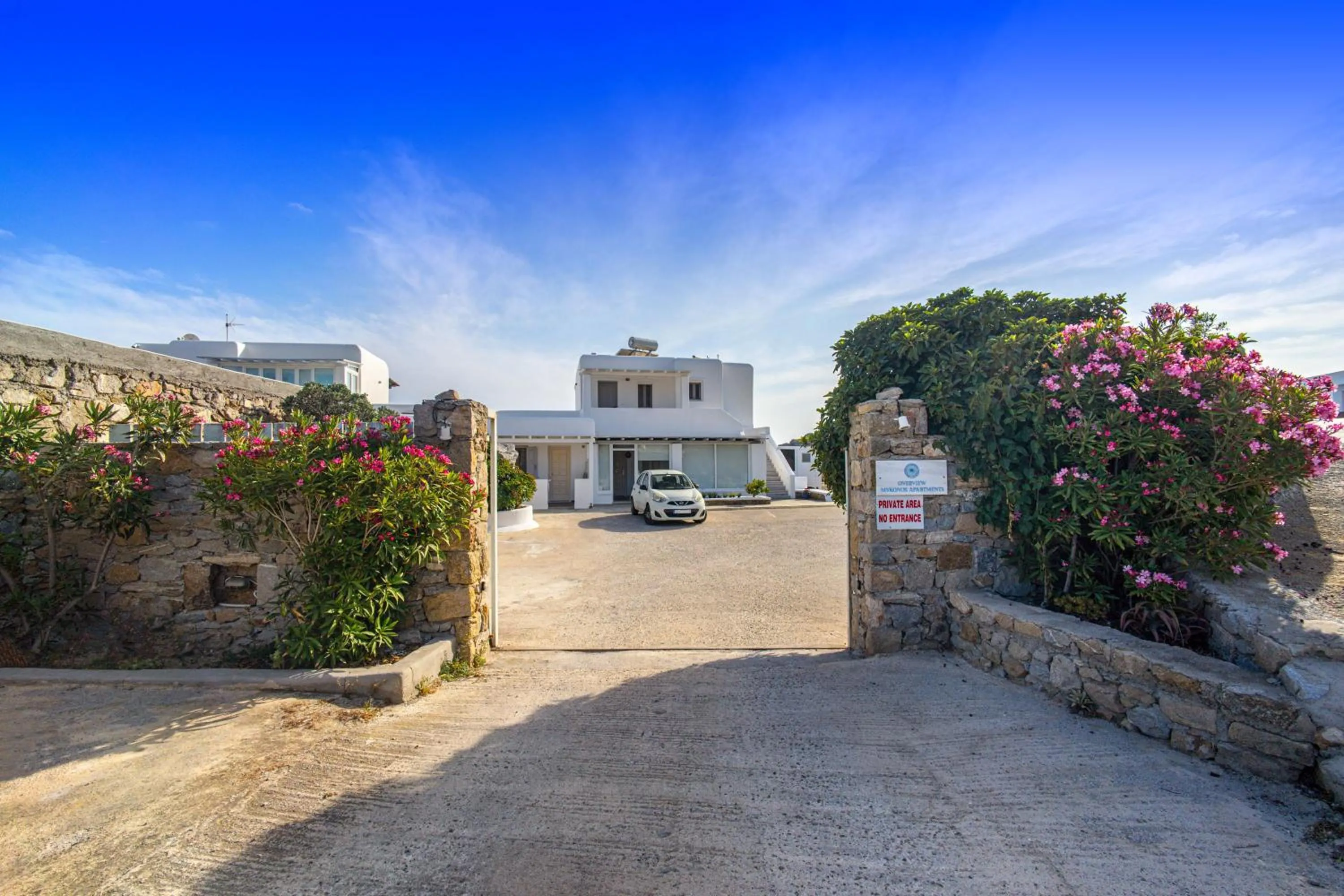 Property building in Overview Mykonos Apartments
